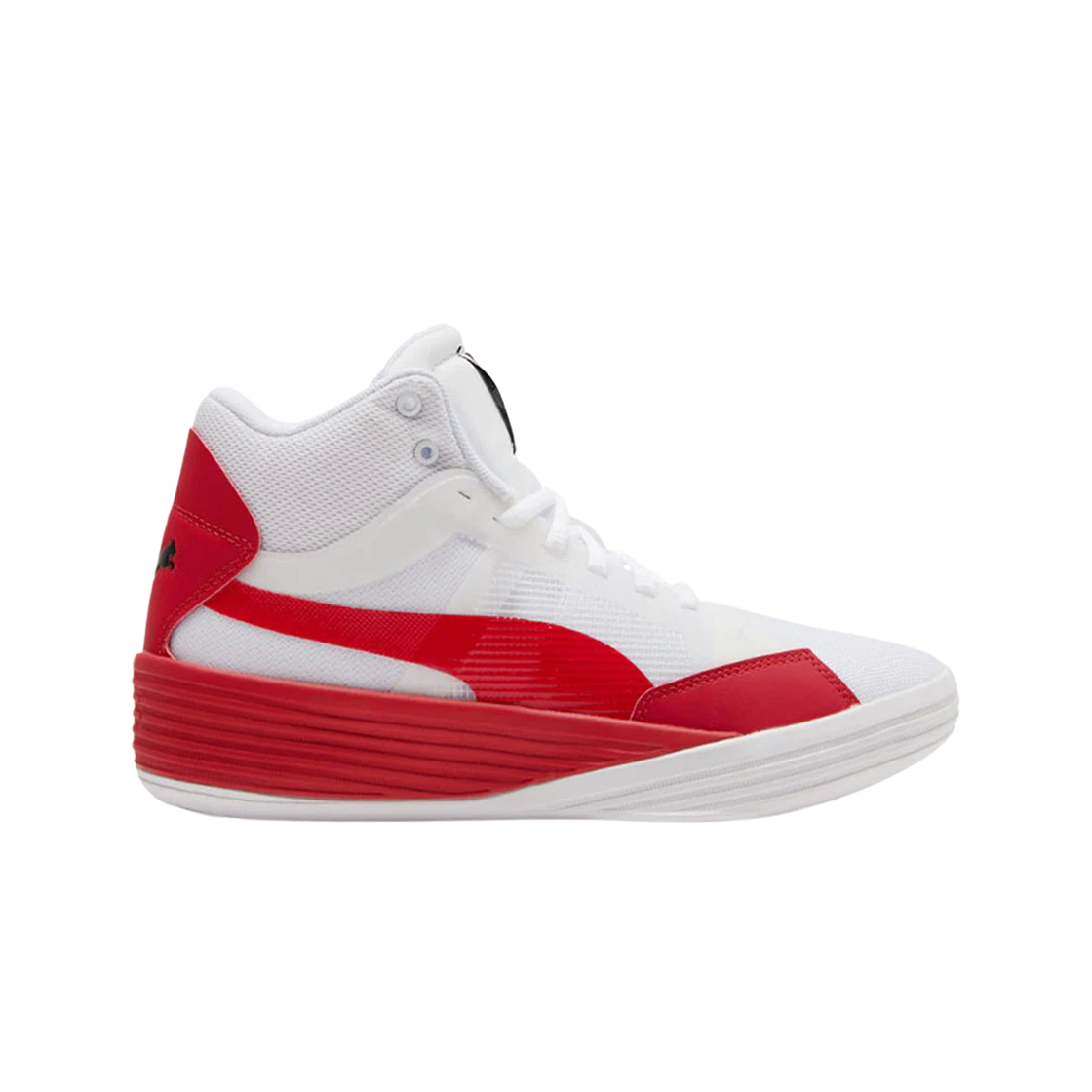 Puma Clyde All-Pro Team Mid White Red 상세 이미지 1