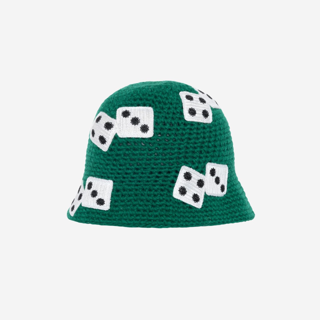 Stussy Dice Knit Bucket Hat Green 상세 이미지 2