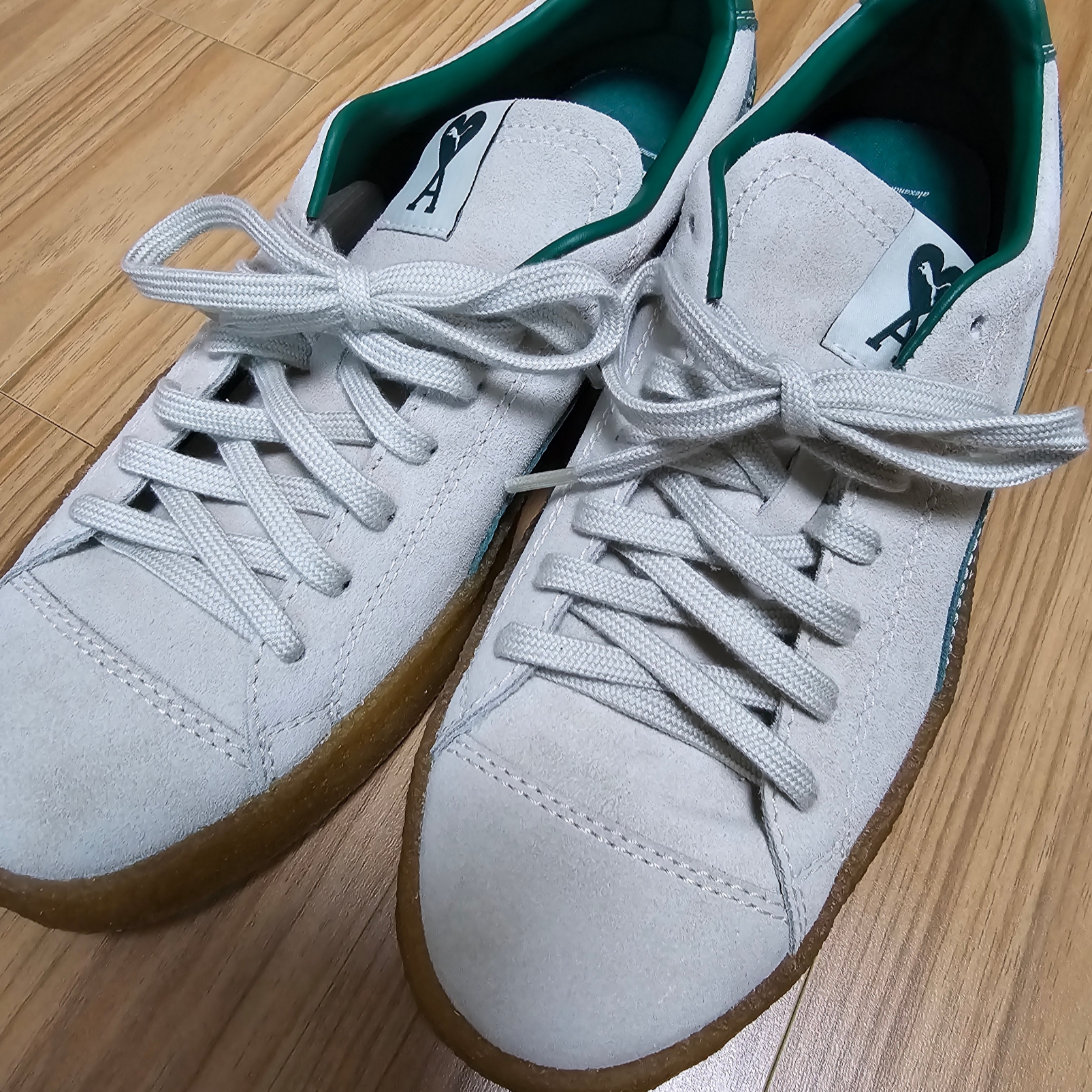 Puma x AMI Suede Crepe Pristine 착용 스타일