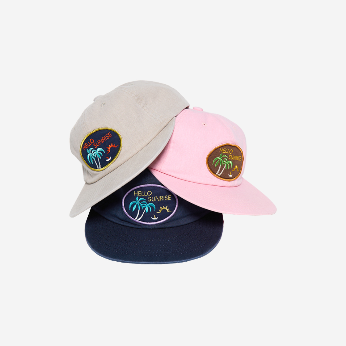 헬로선라이즈 팜트리 와펜 6패널 캡 네이비(Hello Sunrise Palm Tree Wappen 6Panel Cap Navy) - 4