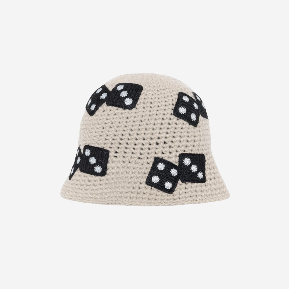 Stussy Dice Knit Bucket Hat Light Grey 상세 이미지 2