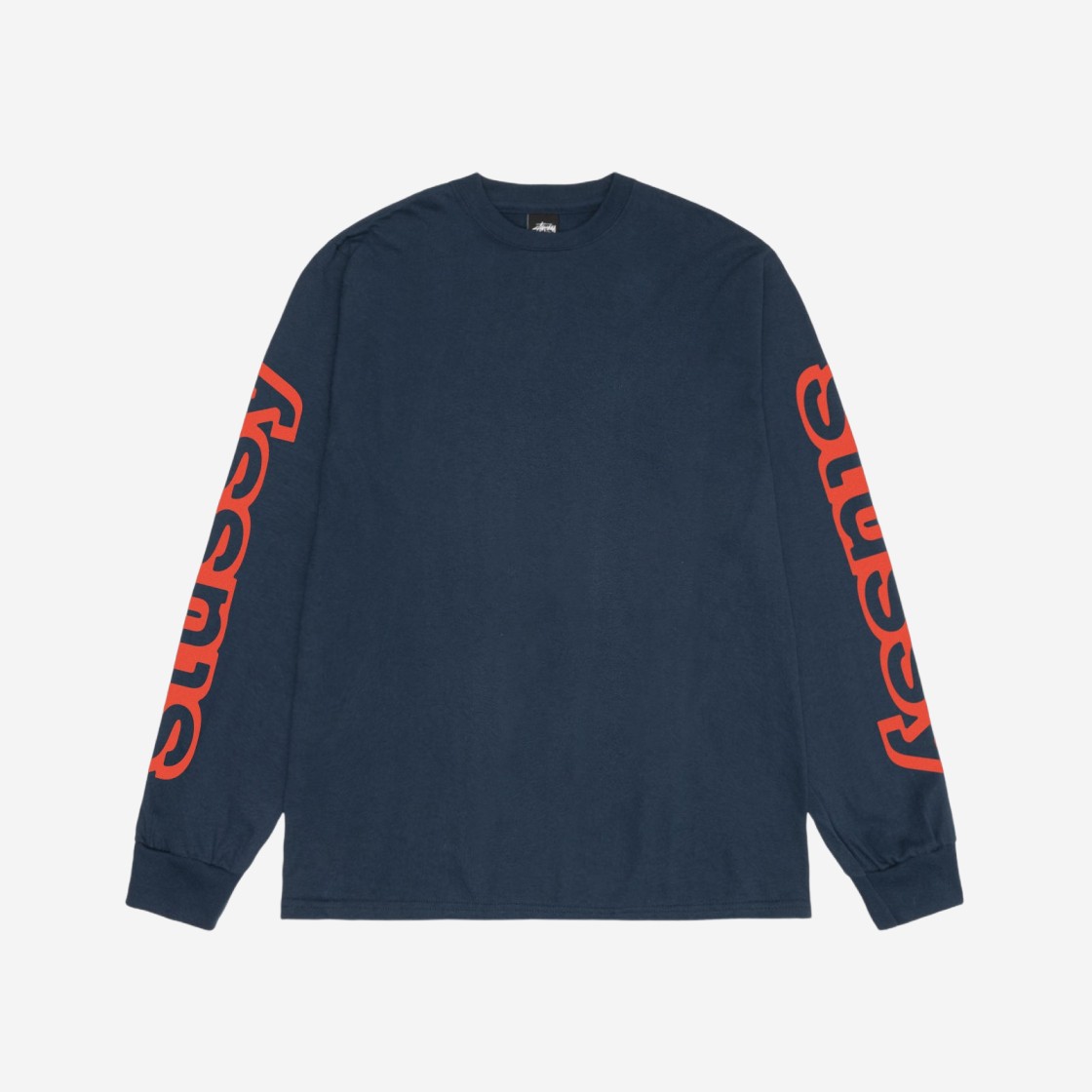 Stussy Sideways LS T-Shirt Navy 상세 이미지 1