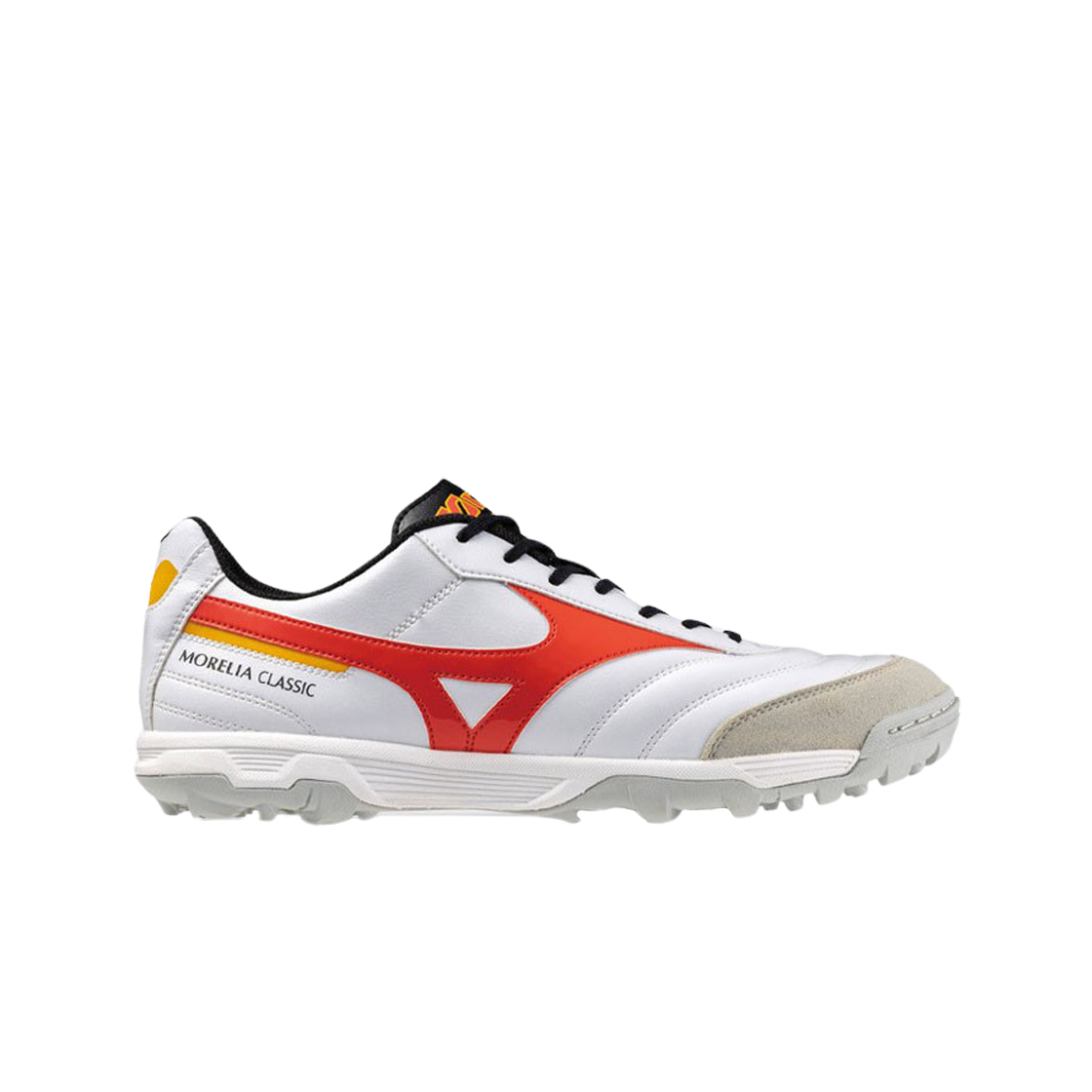 미즈노 모렐리아 살라 클래식 TF 화이트 래디언트 레드(Mizuno Morelia Salah Classic TF White Radiant Red)