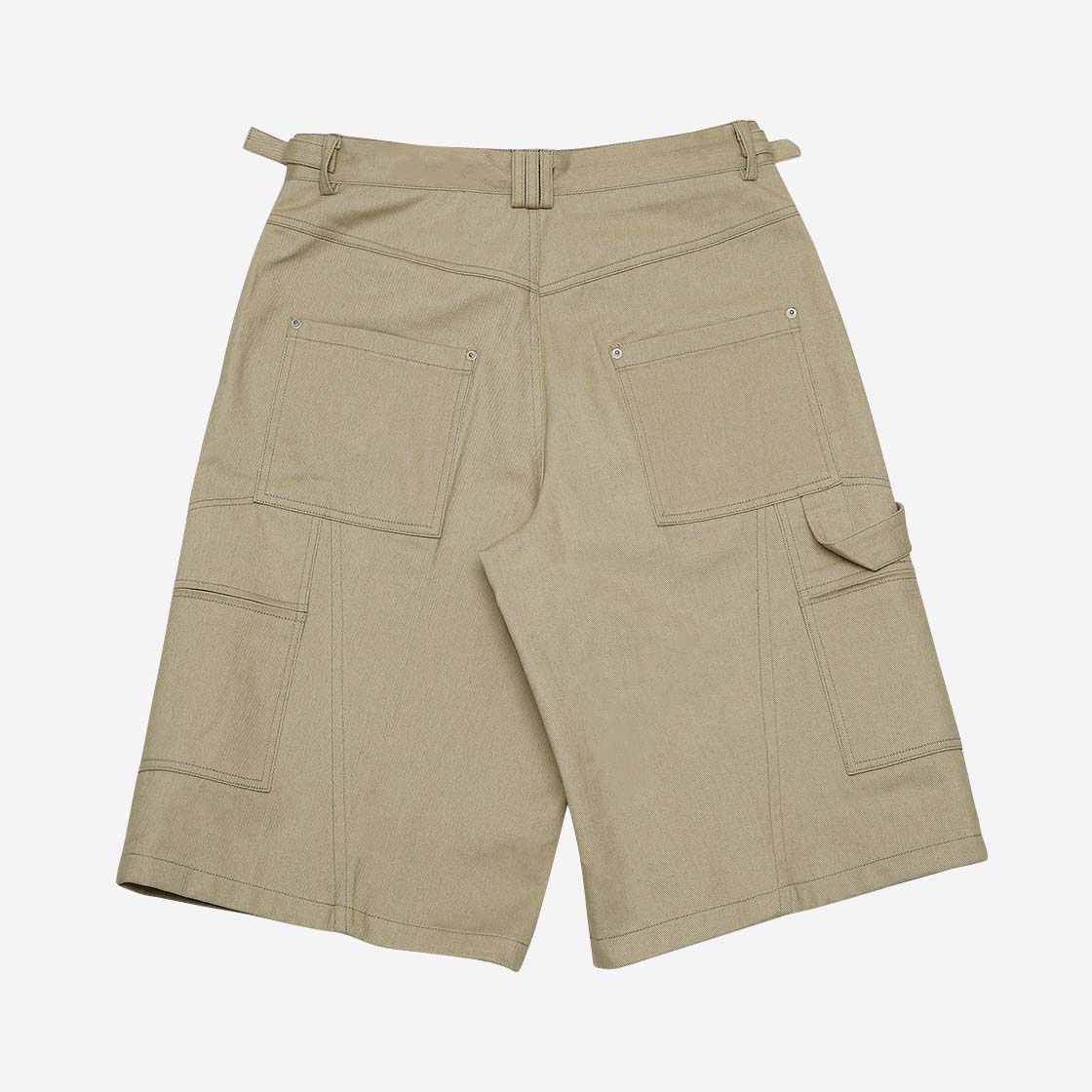 알렌느 카펜터 카고 버뮤다 쇼츠 베이지(Haleine Carpenter Cargo Bermuda Shorts Beige (VB203)) - 2