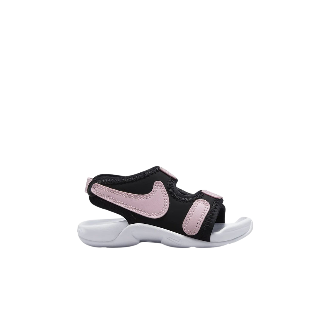 DR5709-001 (TD) Nike Sunray Adjust 6 Slide Black Pink Foam