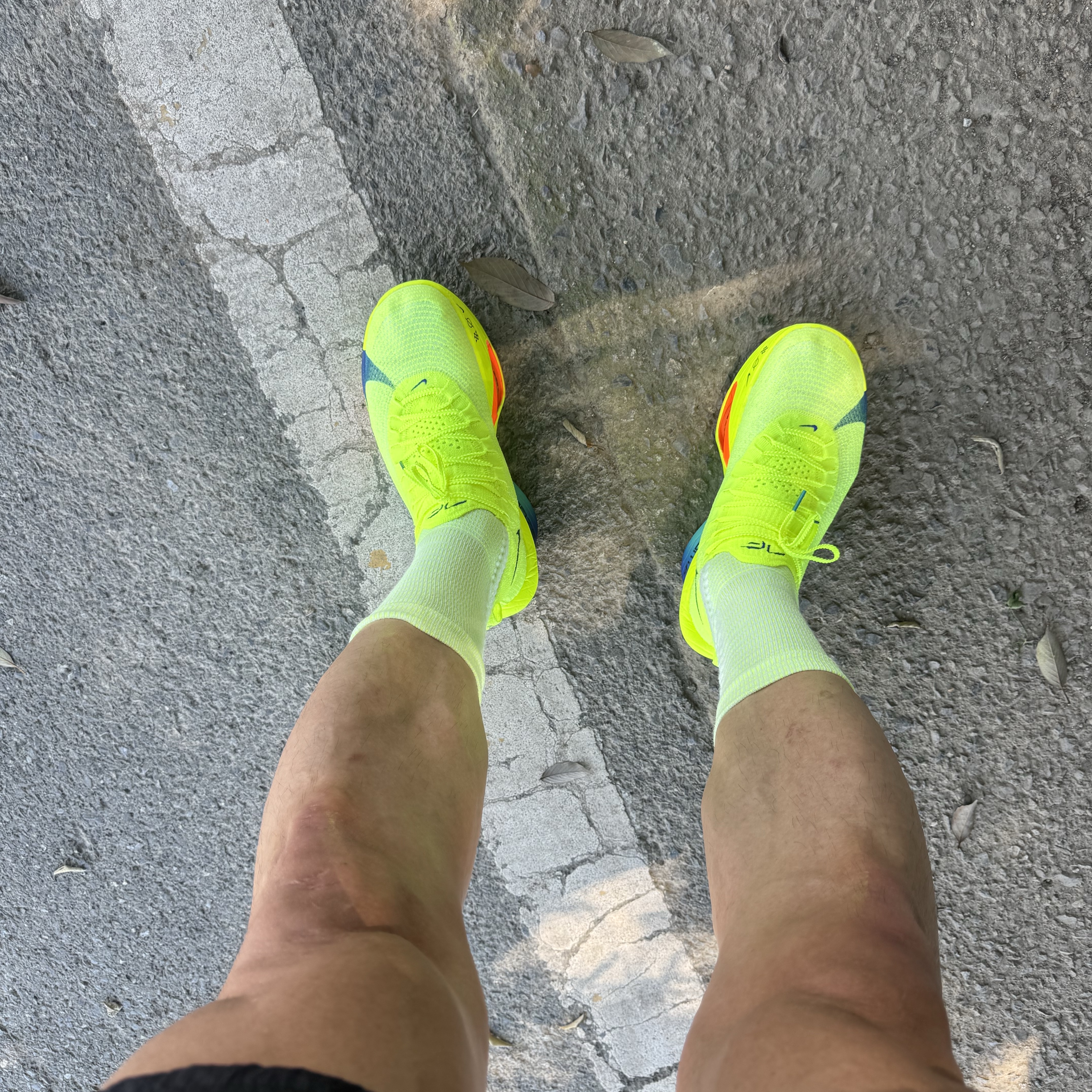Nike Air Zoom Alphafly Next% 3 Volt 착용 스타일