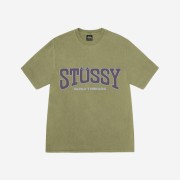 Stussy Burly Threads Pigment Dyed T-Shirt Olive