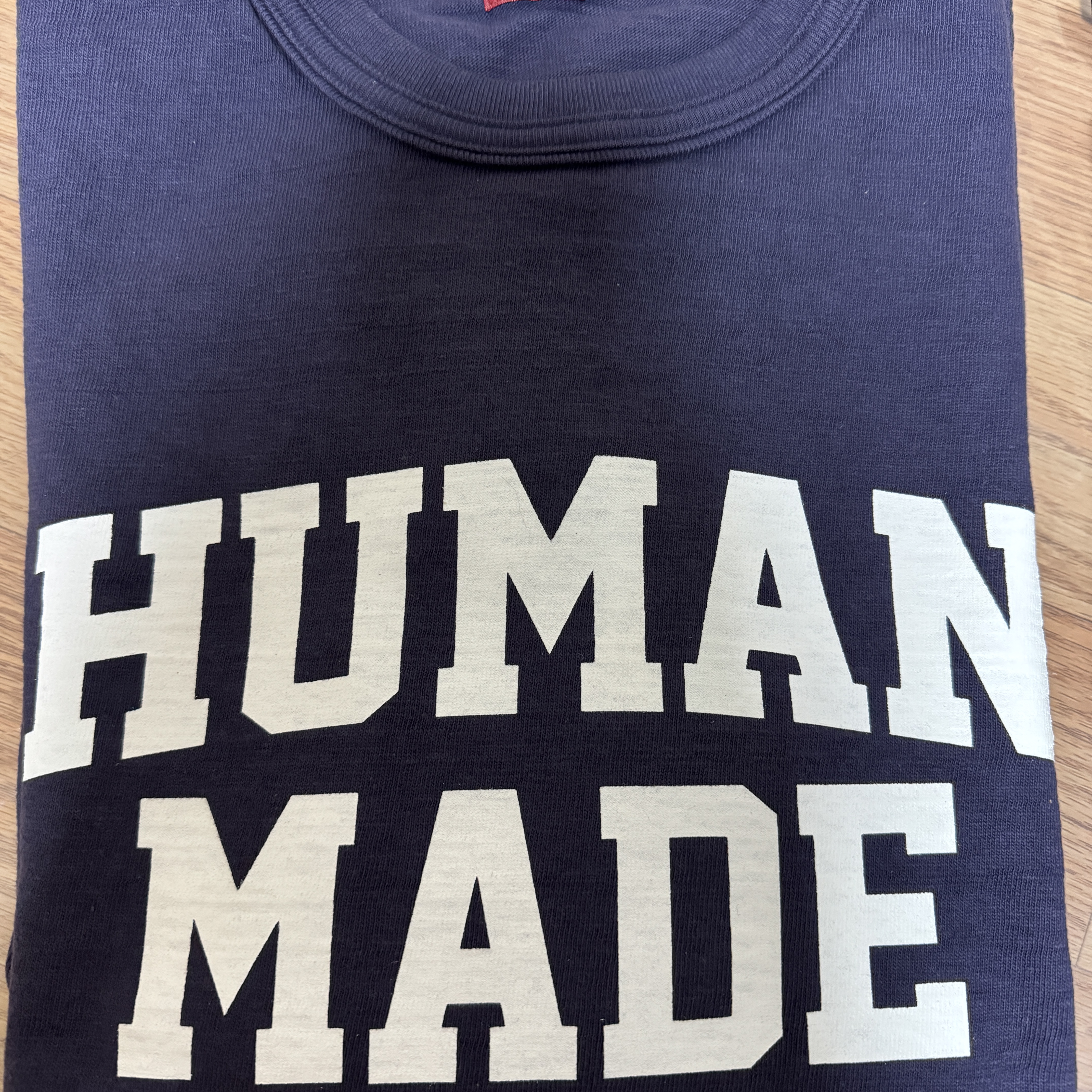 Human Made Graphic L/S T-Shirt #7 Navy 착용 스타일 - 1