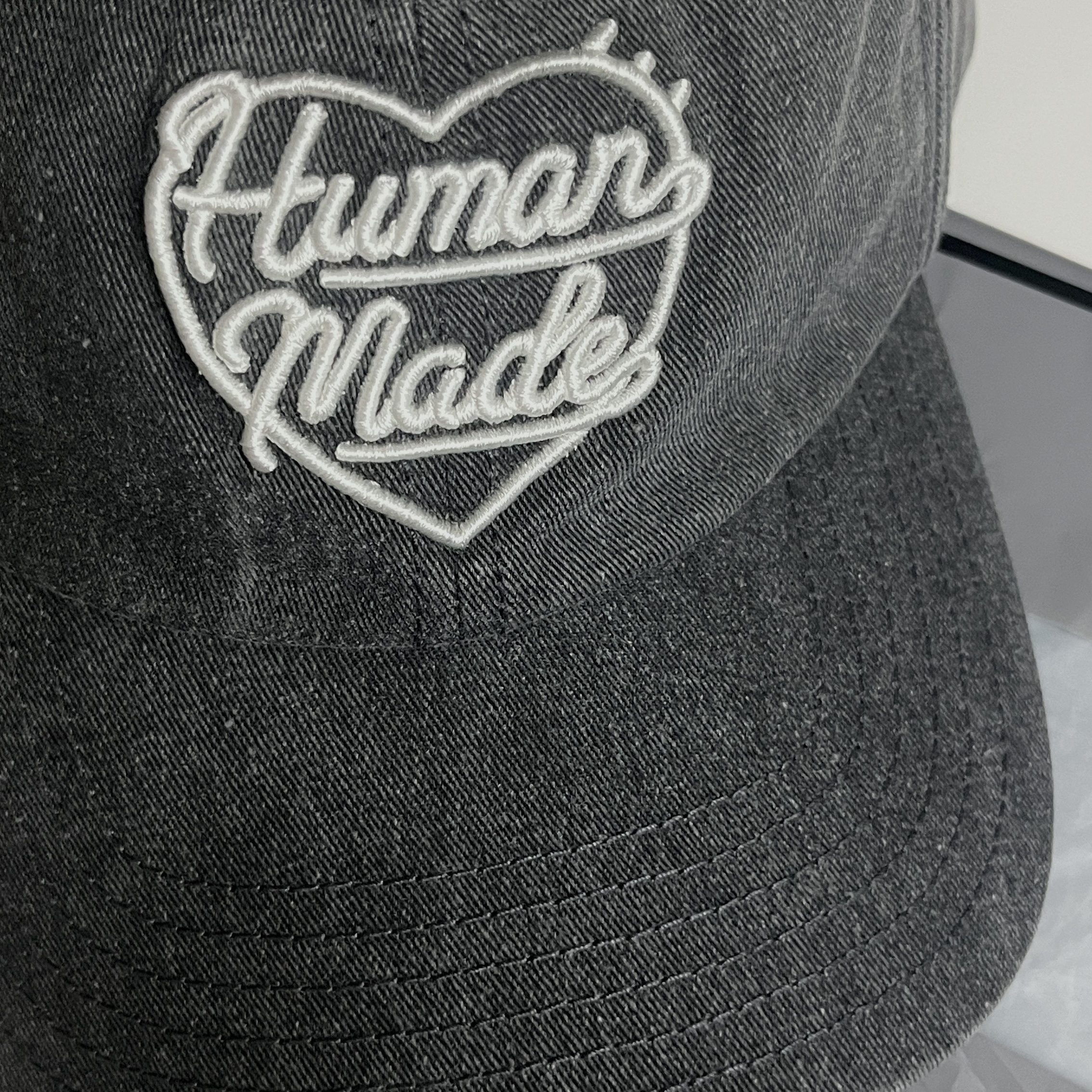 Human Made 6 Panel Cap #1 Black 착용 스타일