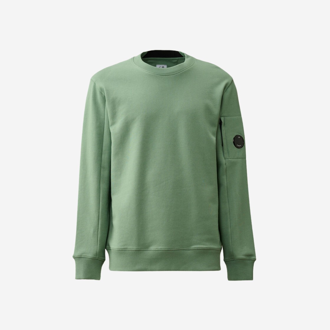 C.P. Company Diagonal Raised Fleece Sweatshirt Green Bay - 24SS 상세 이미지 1