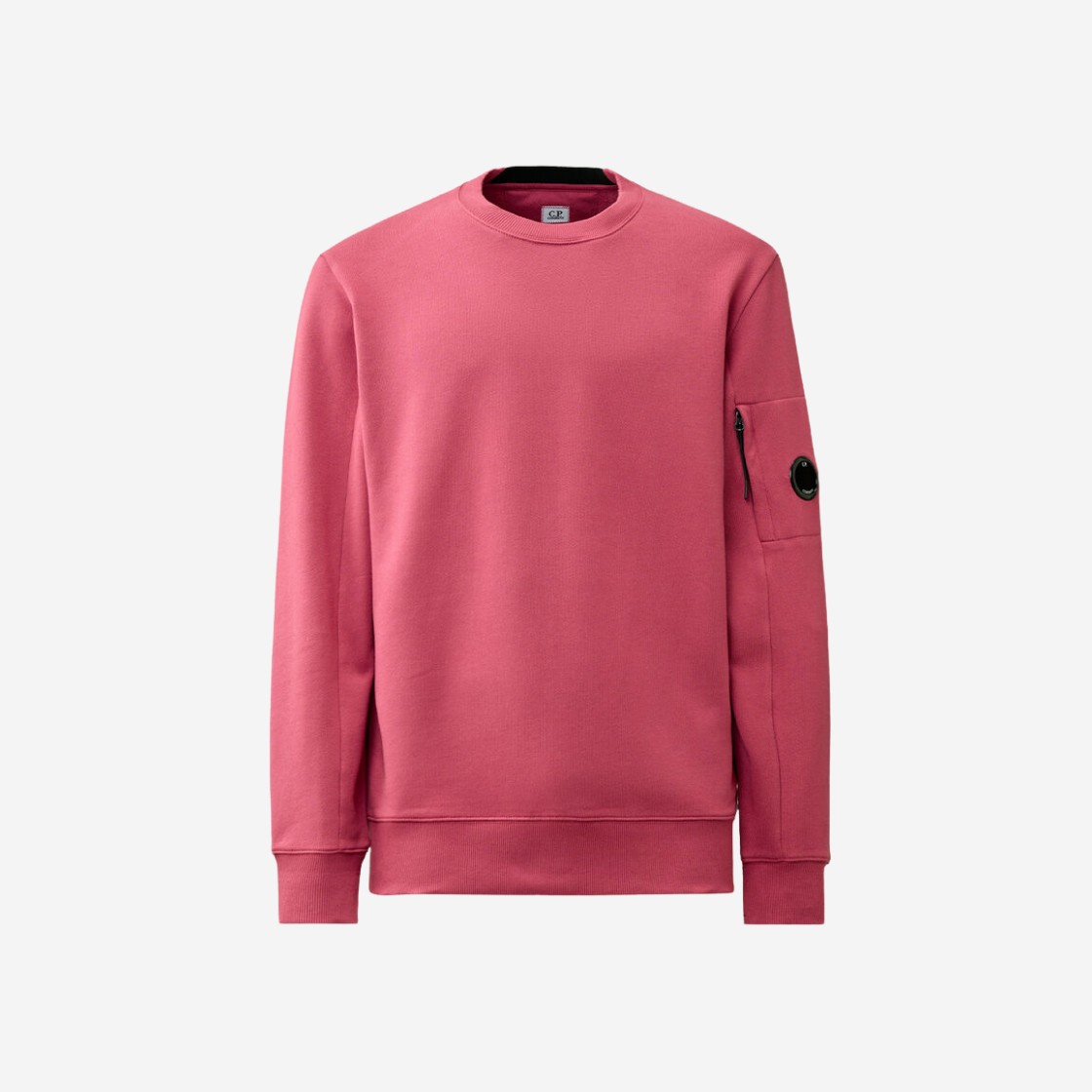 C.P. Company Diagonal Raised Fleece Sweatshirt Red Bud - 24SS 상세 이미지 1