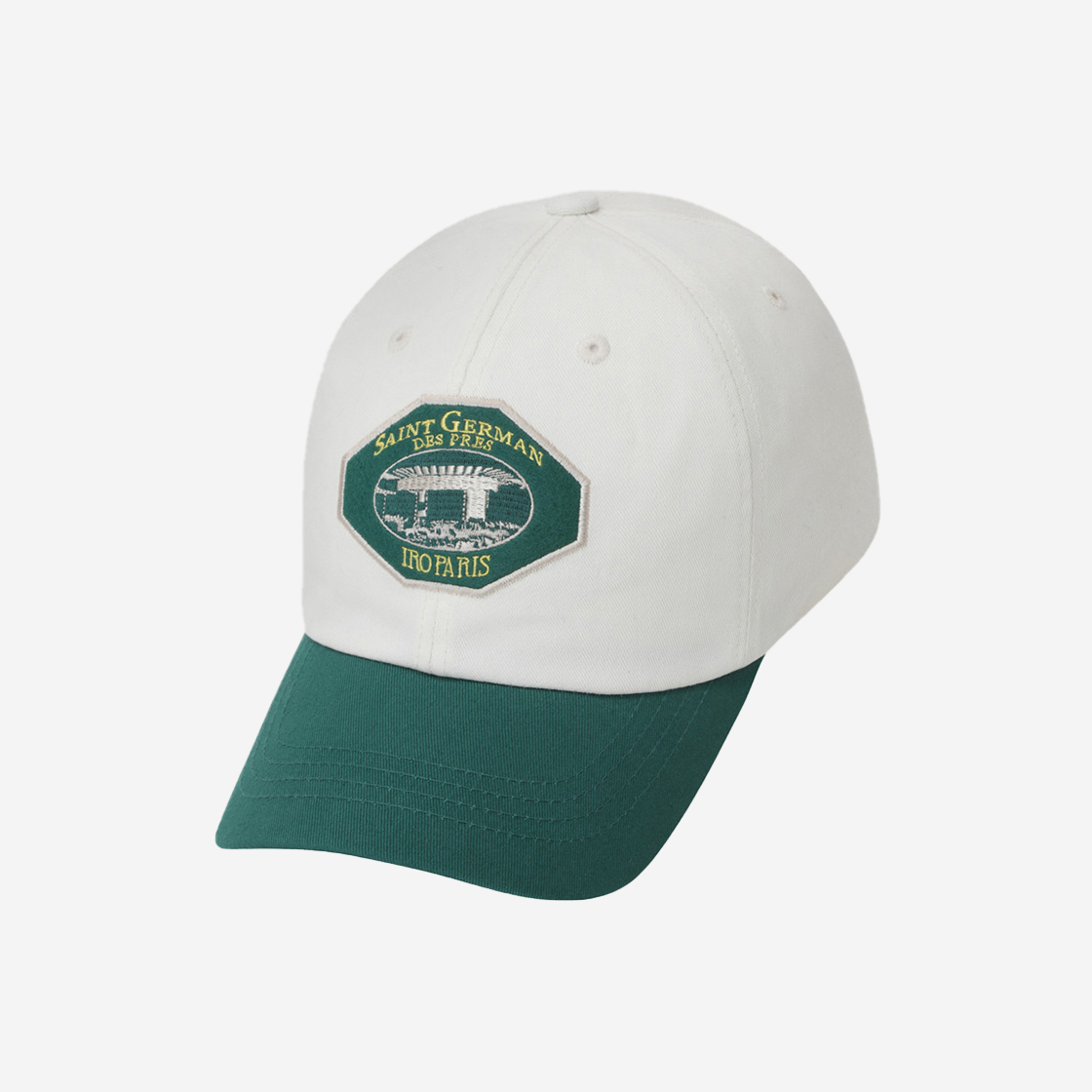 이로 생제르망 컬러 배색 볼캡 그린(Iro Saint German Coloration Ball Cap Green)