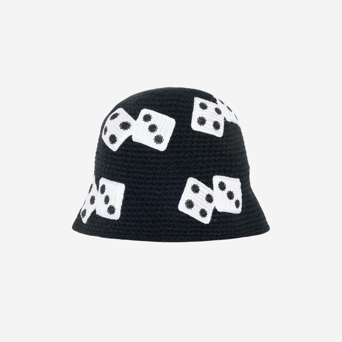 Stussy Dice Knit Bucket Hat Black 상세 이미지 2