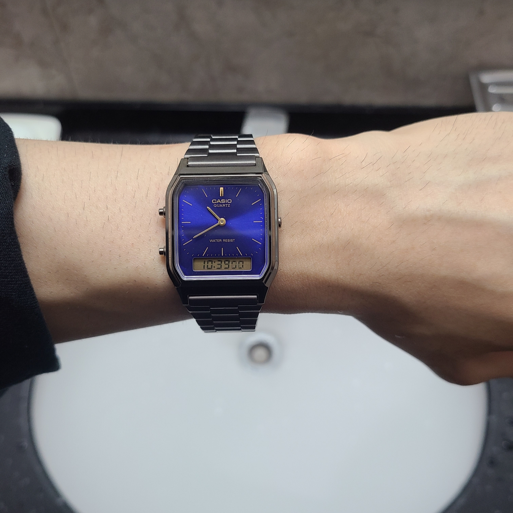 Casio AQ-230GG-2A 착용 스타일 - 1