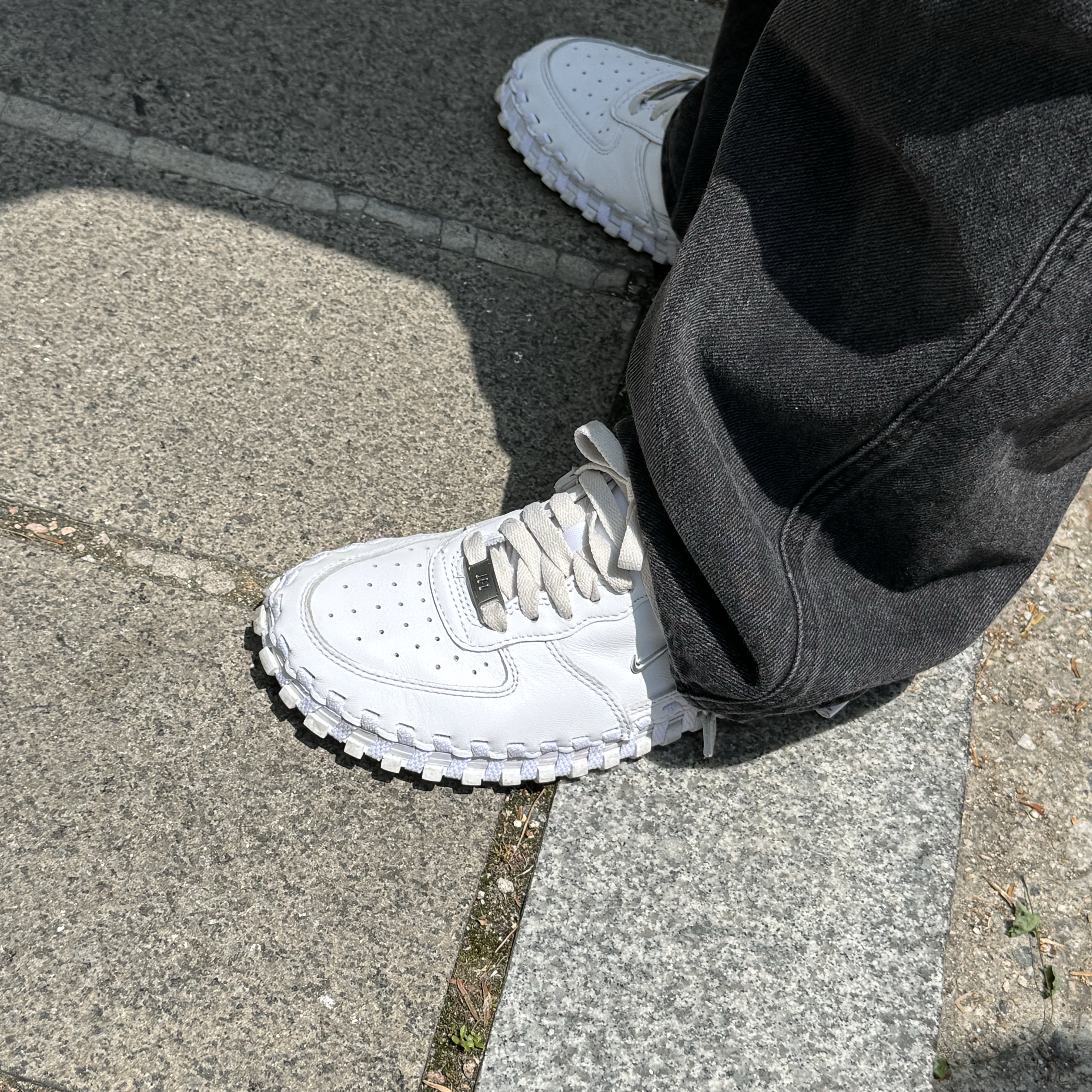 Nike x Jacquemus J Force 1 Low LX SP White 착용 스타일