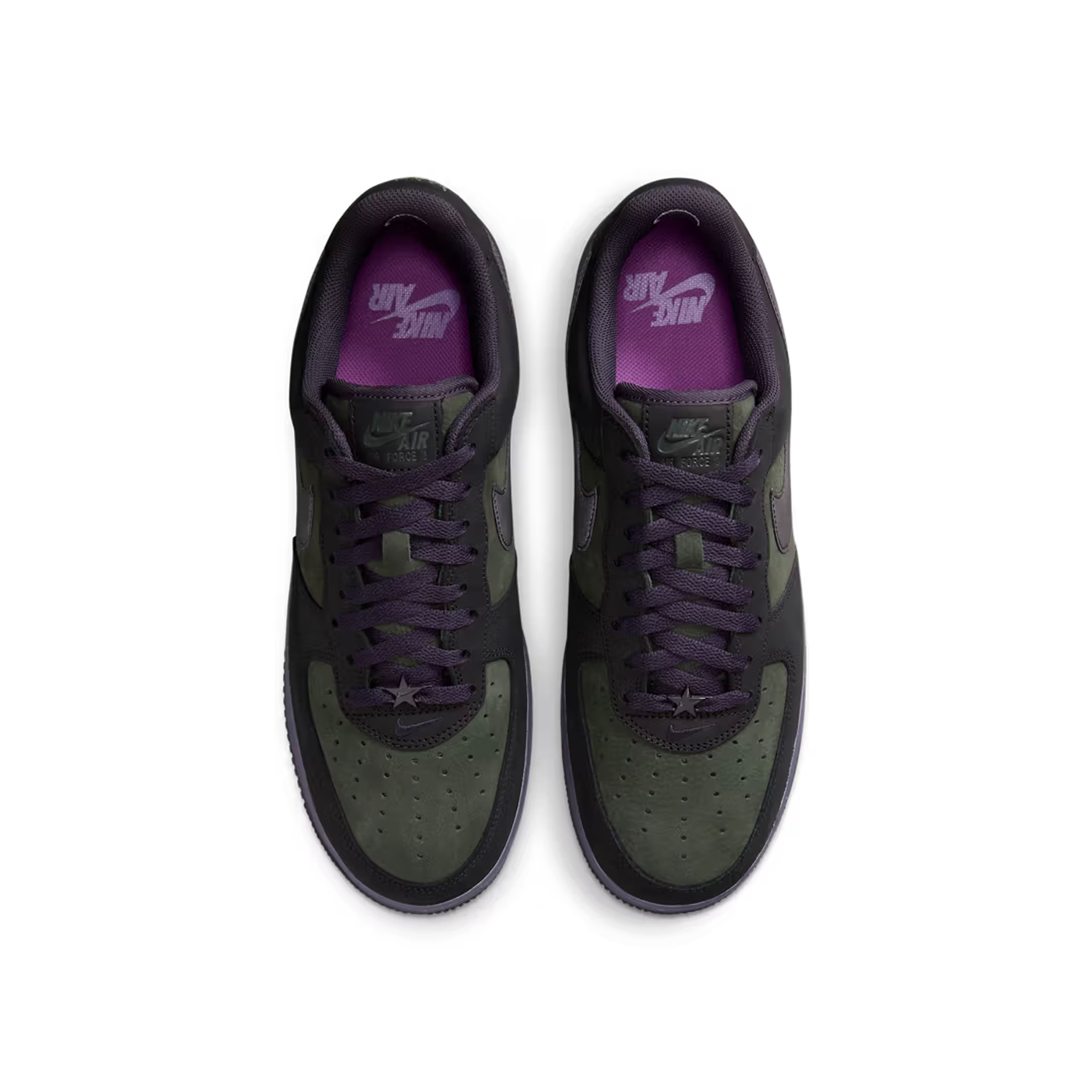 Nike Air Force 1 Low Gore-Tex Hangul Day, Nike Air Force 1 Low '07 Purple Skeleton 착용 스타일 - 4