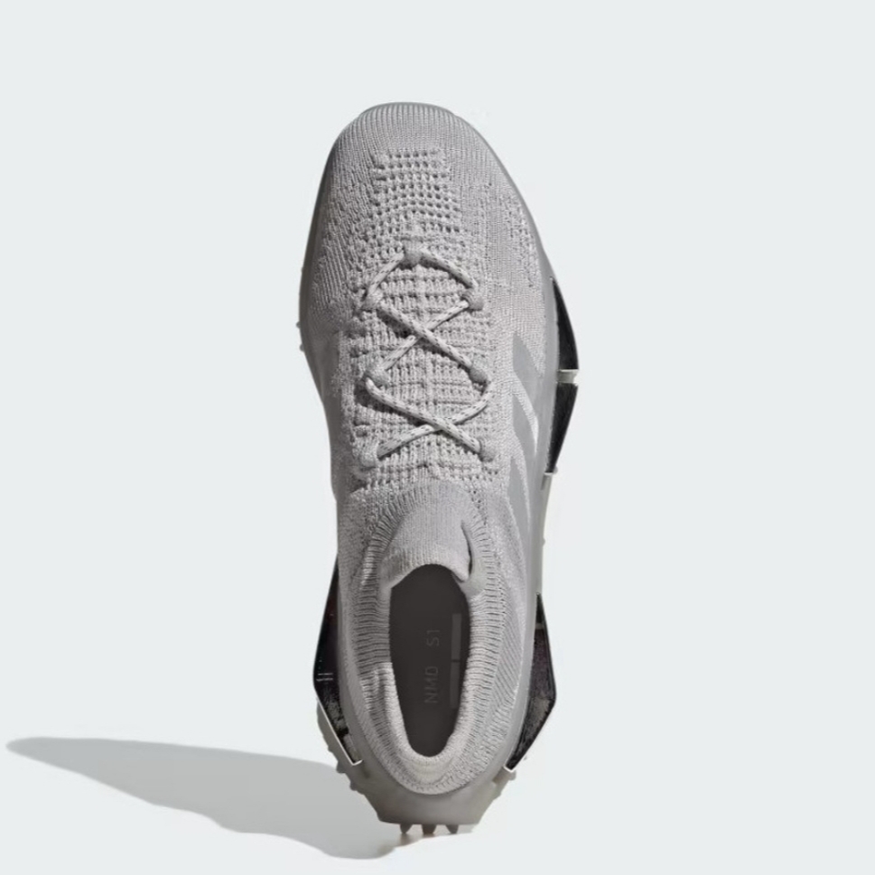 Adidas NMD S1 Grey Two Silver Metallic 착용 스타일 - 1