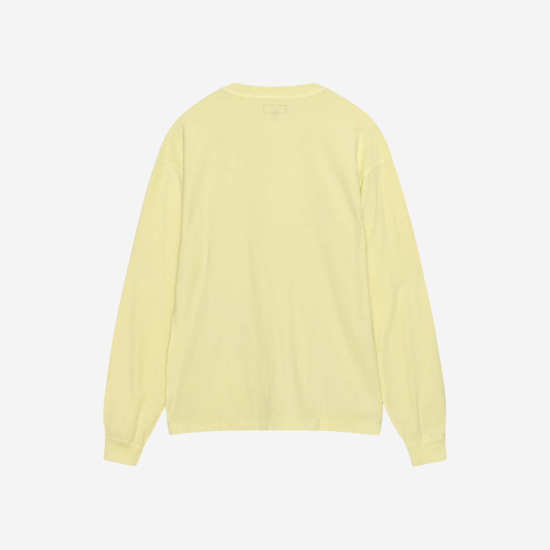 Stussy Lazy LS T-Shirts Yellow 상세 이미지 2