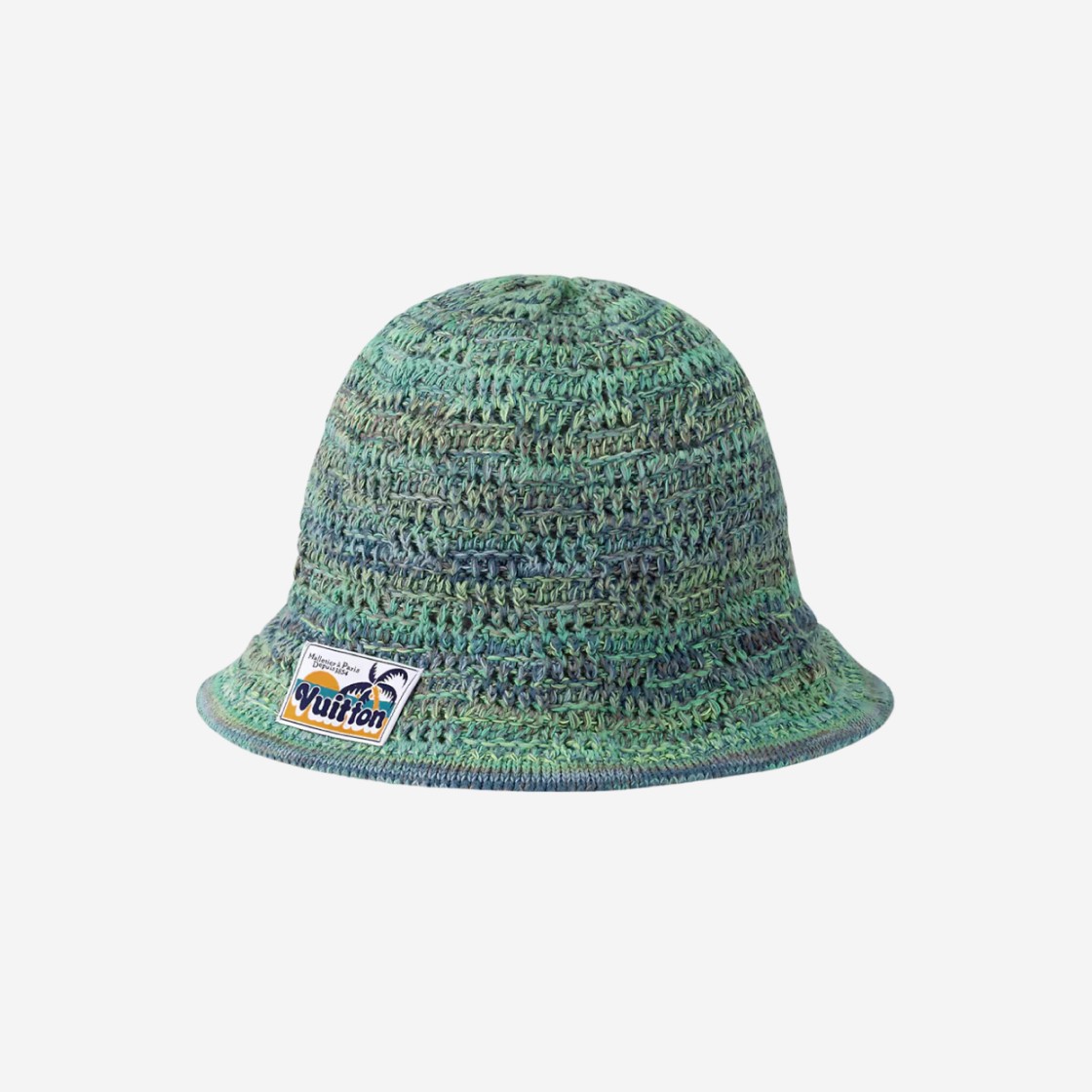 Louis Vuitton Damier Palm Tree Crochet Hat Green 상세 이미지 2