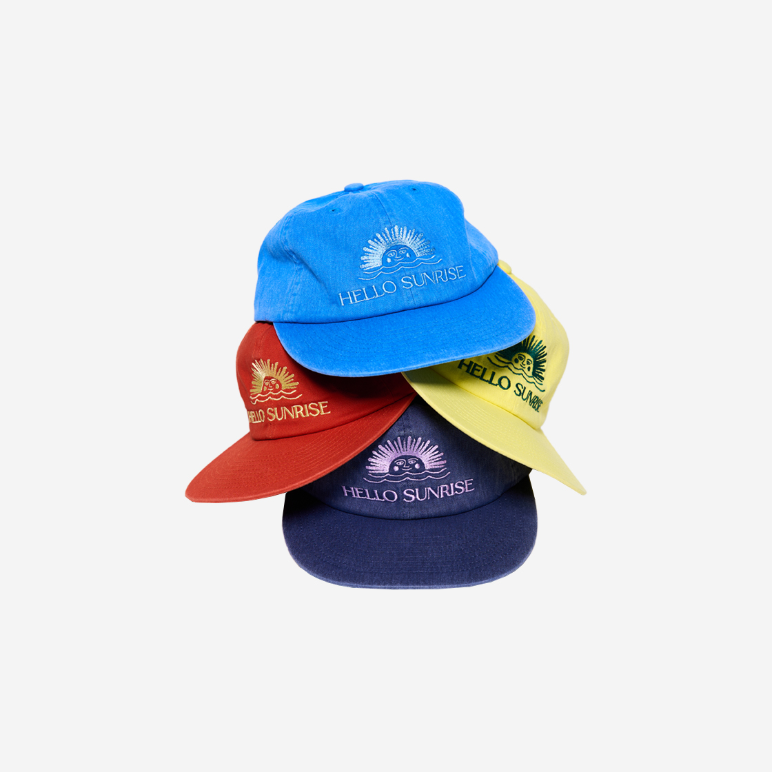 헬로선라이즈 워시드 오지로고 6패널 캡 번트 오렌지(Hello Sunrise Washed OG Logo 6panel Cap_Burnt Orange) - 4