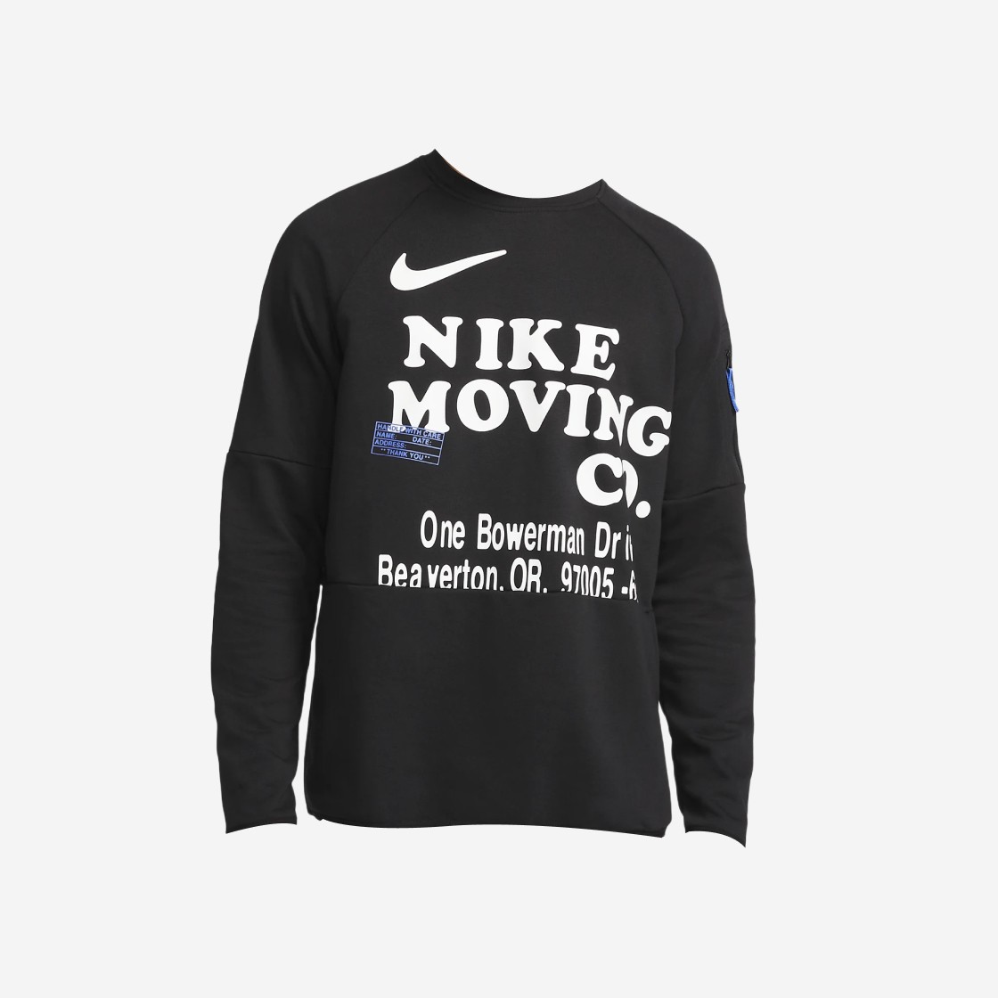 Nike Dri-Fit Long Sleeve Fitness Top Black - US/EU 상세 이미지 1