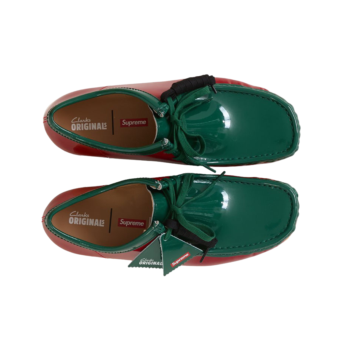 클락스 x 슈프림 페이턴트 레더 왈라비 멀티컬러(Clarks x Supreme Patent Leather Wallabee Multicolor) - 2