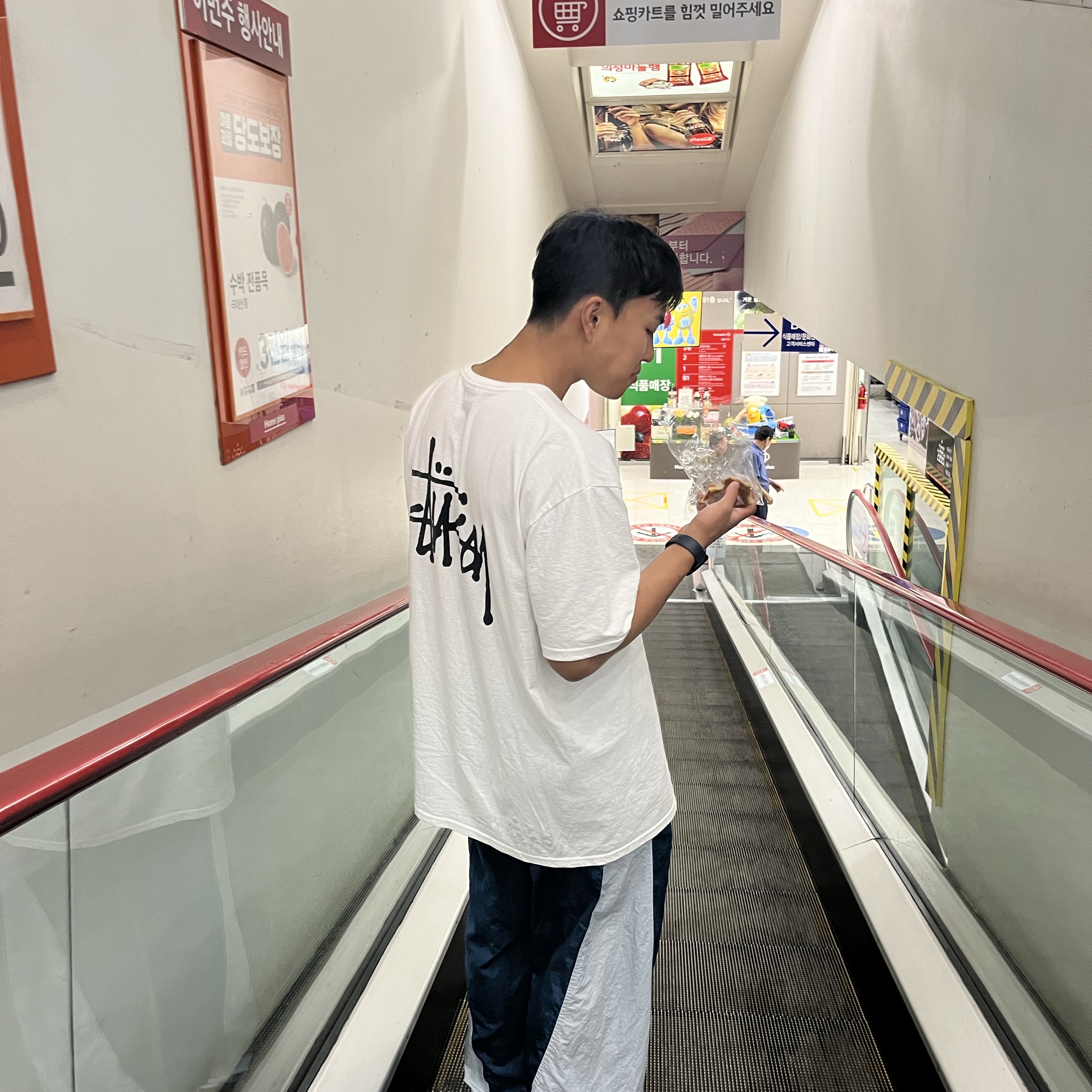 Stussy Basic Stussy T-Shirt White 2023 착용 스타일