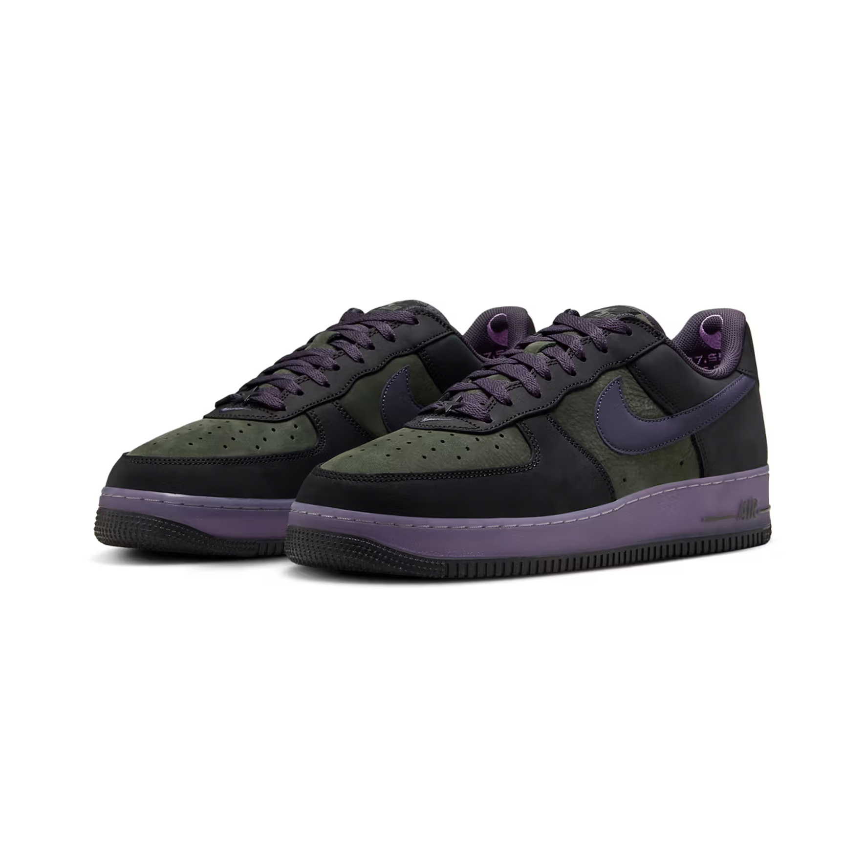 Nike Air Force 1 Low Gore-Tex Hangul Day, Nike Air Force 1 Low '07 Purple Skeleton 착용 스타일 - 3