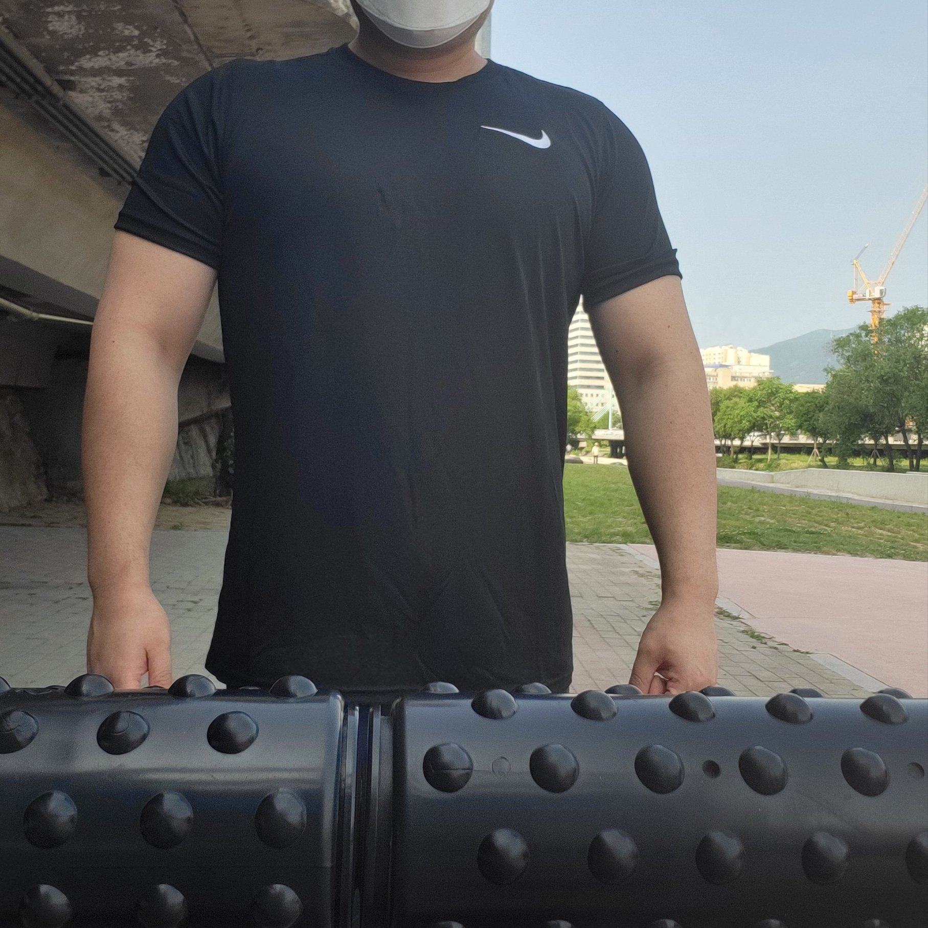 Nike Dri-Fit Park 7 T-Shirt Black 착용 스타일 - 2