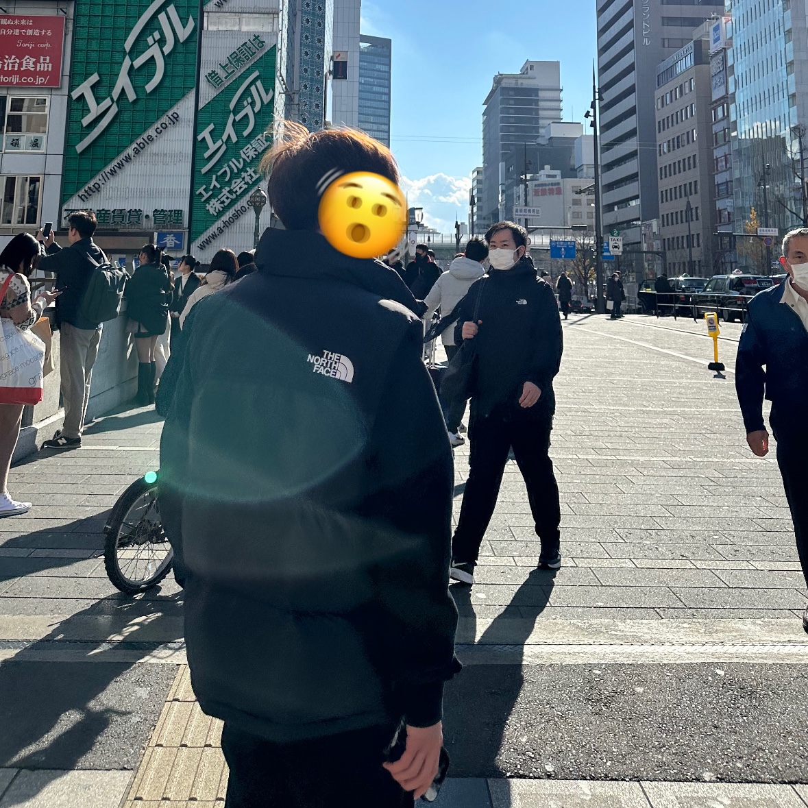 The North Face Nuptse On Ball Vest Black 착용 스타일 - 2