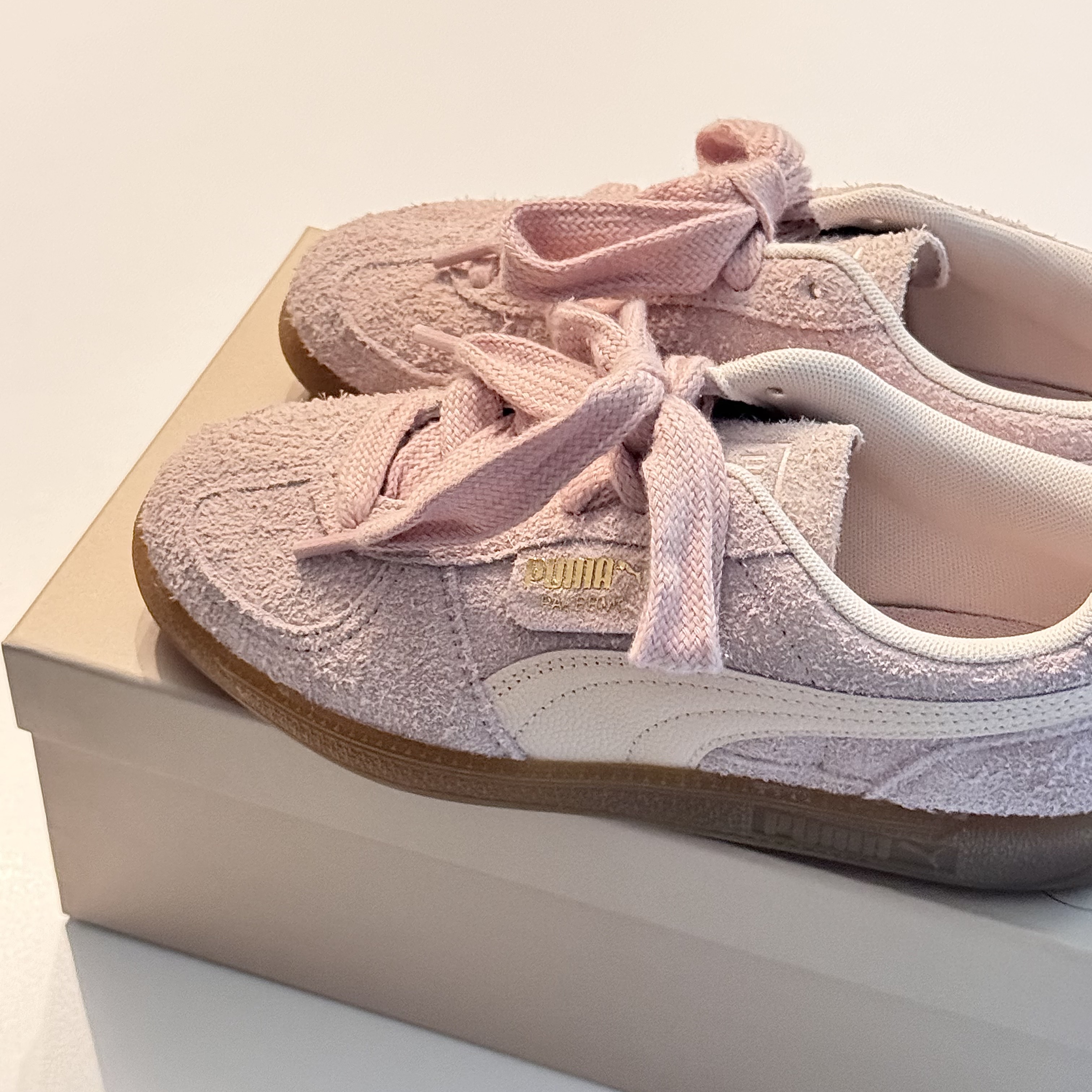 Puma Palermo Hairy Rose Quartz Rosebay 착용 스타일 - 2