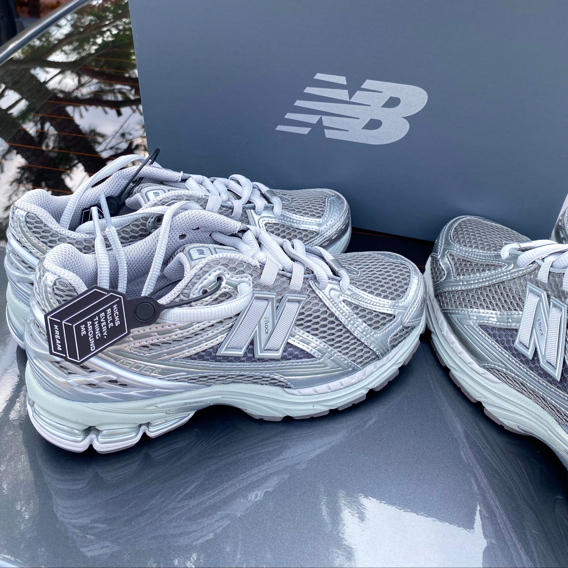 New Balance 1906R Harbor Grey Silver Metalic 착용 스타일