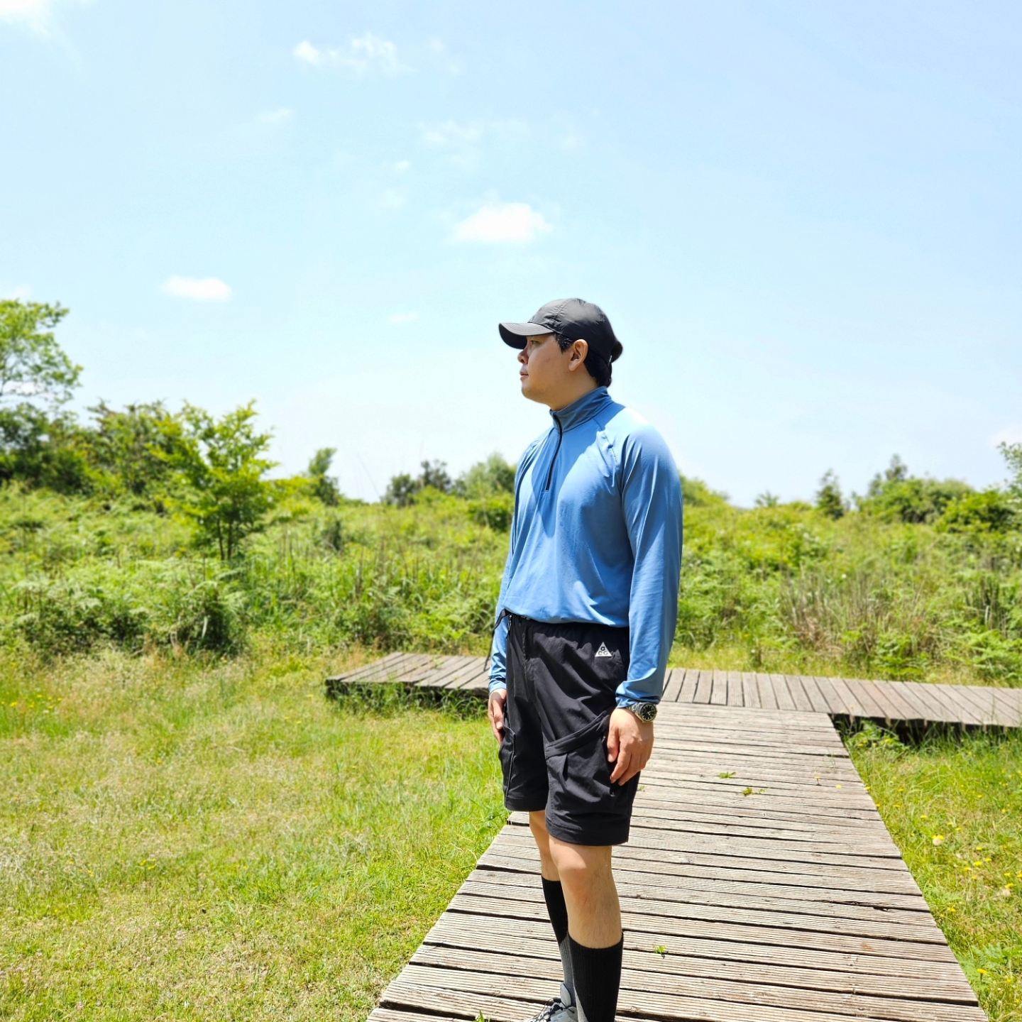 Nike ACG Trail Cap Black, Nike ACG Smith Summit Cargo Pants Black - Asia 착용 스타일 - 4