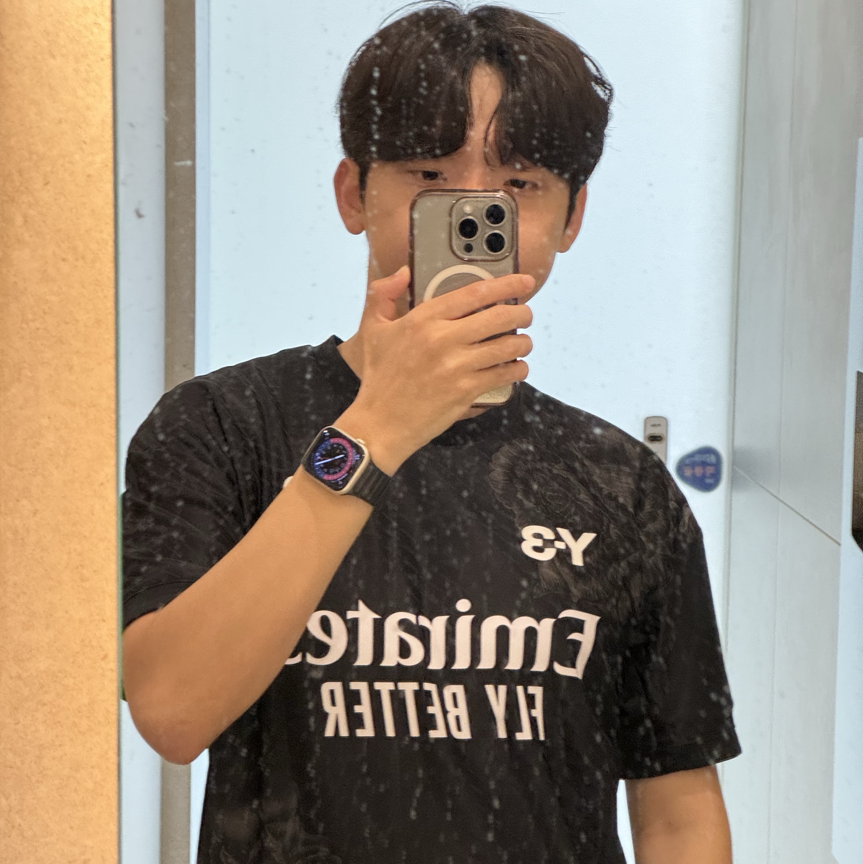 Y-3 x Real Madrid 2023/24 4th Authentic Jersey Black (Non Marking Ver.) - KR Sizing 착용 스타일