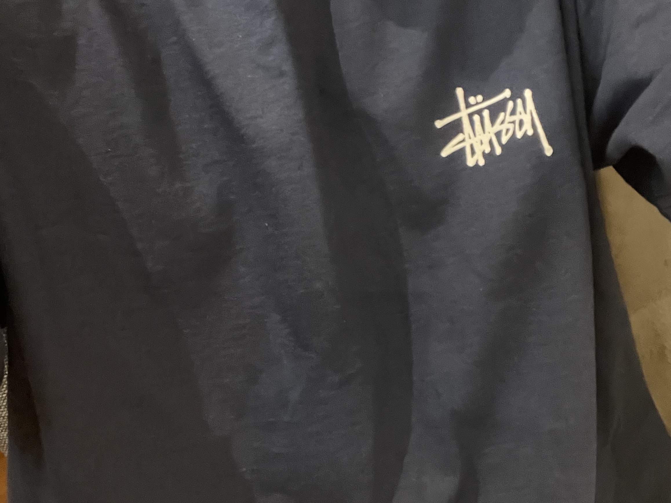 Stussy Basic Stussy T-Shirt Navy 2024, 2025 착용 스타일