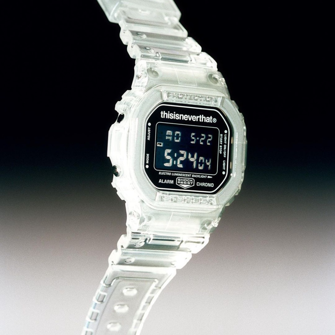 Casio MTP-B145D-2A1V, Casio G-Shock x Thisisneverthat DW-5600TINT23-7DF Skeleton 착용 스타일 - 4