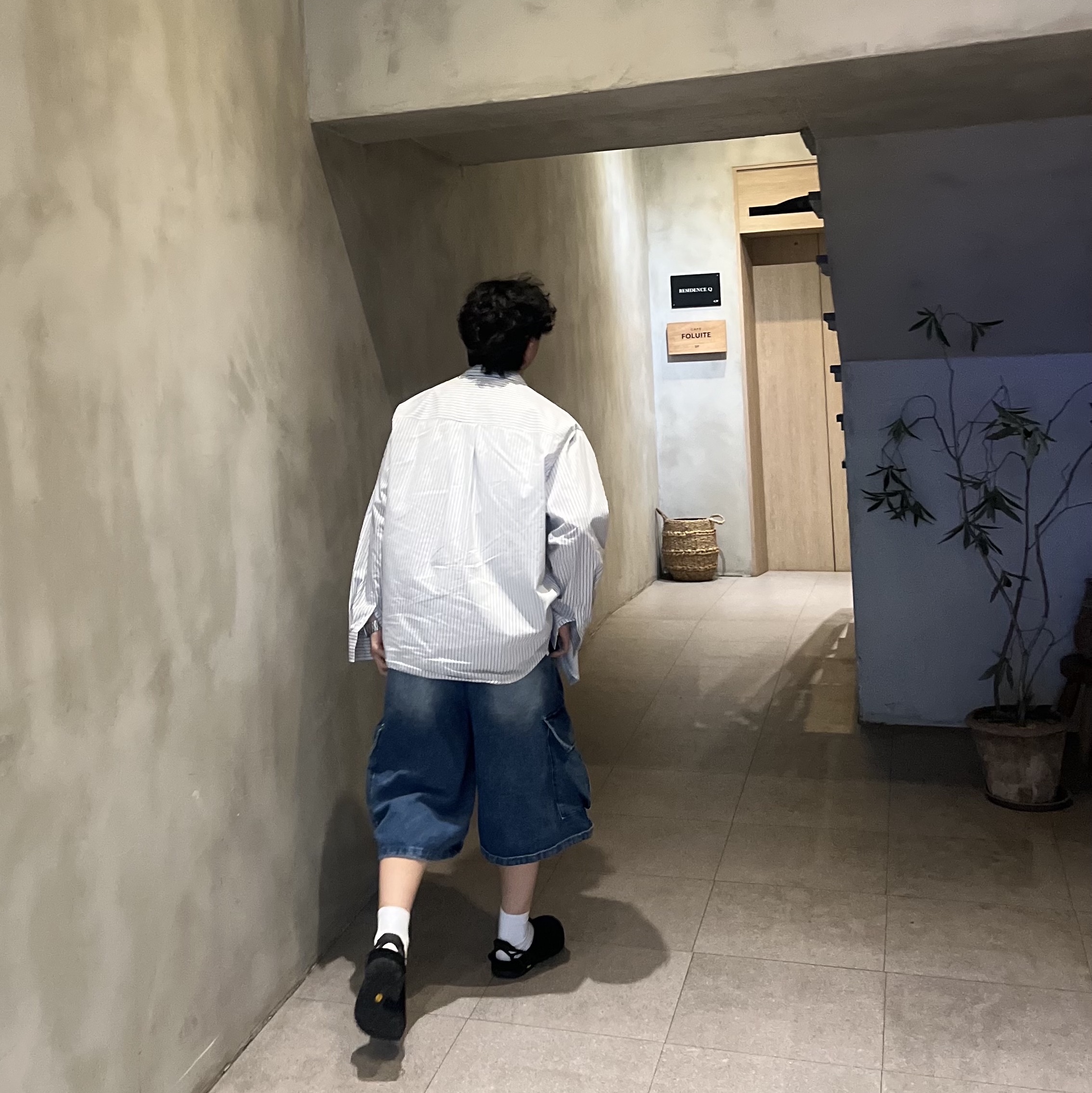 Roa Hiking Fedaia Black, Project G/R 3 Way Twisted Shirt Black Striped 착용 스타일