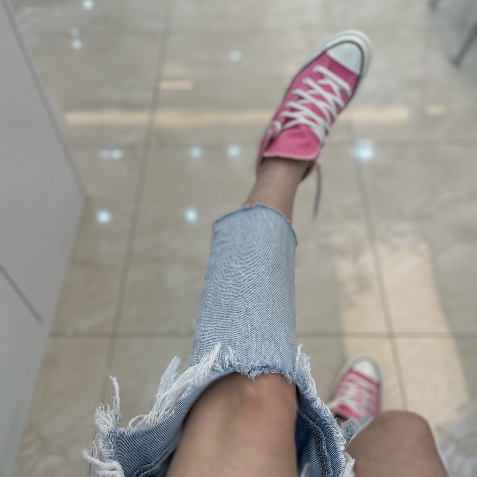 Converse Chuck 70 High Vintage Canvas Pink 착용 스타일