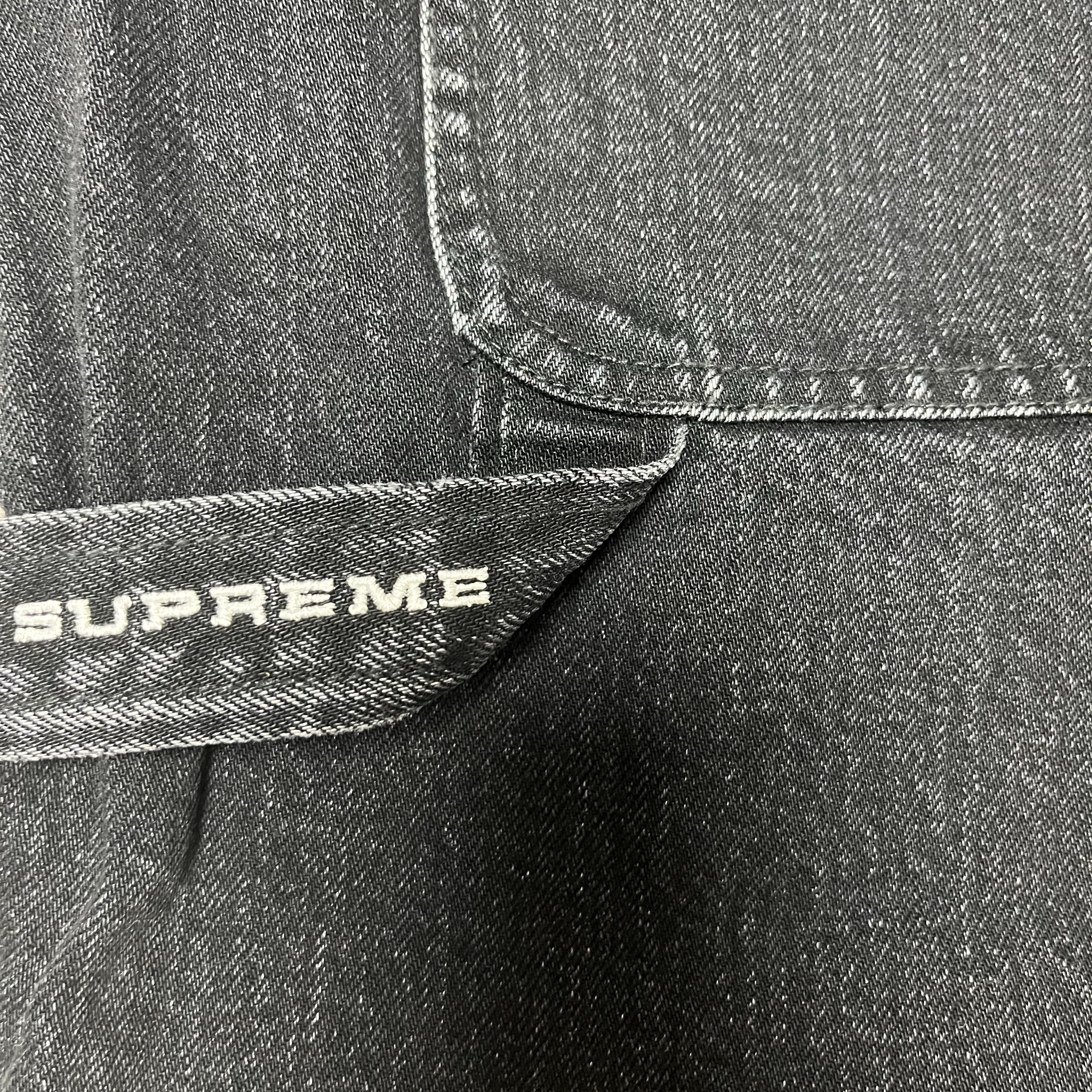 Supreme x Nike Denim Short Black - 24SS 착용 스타일 - 2