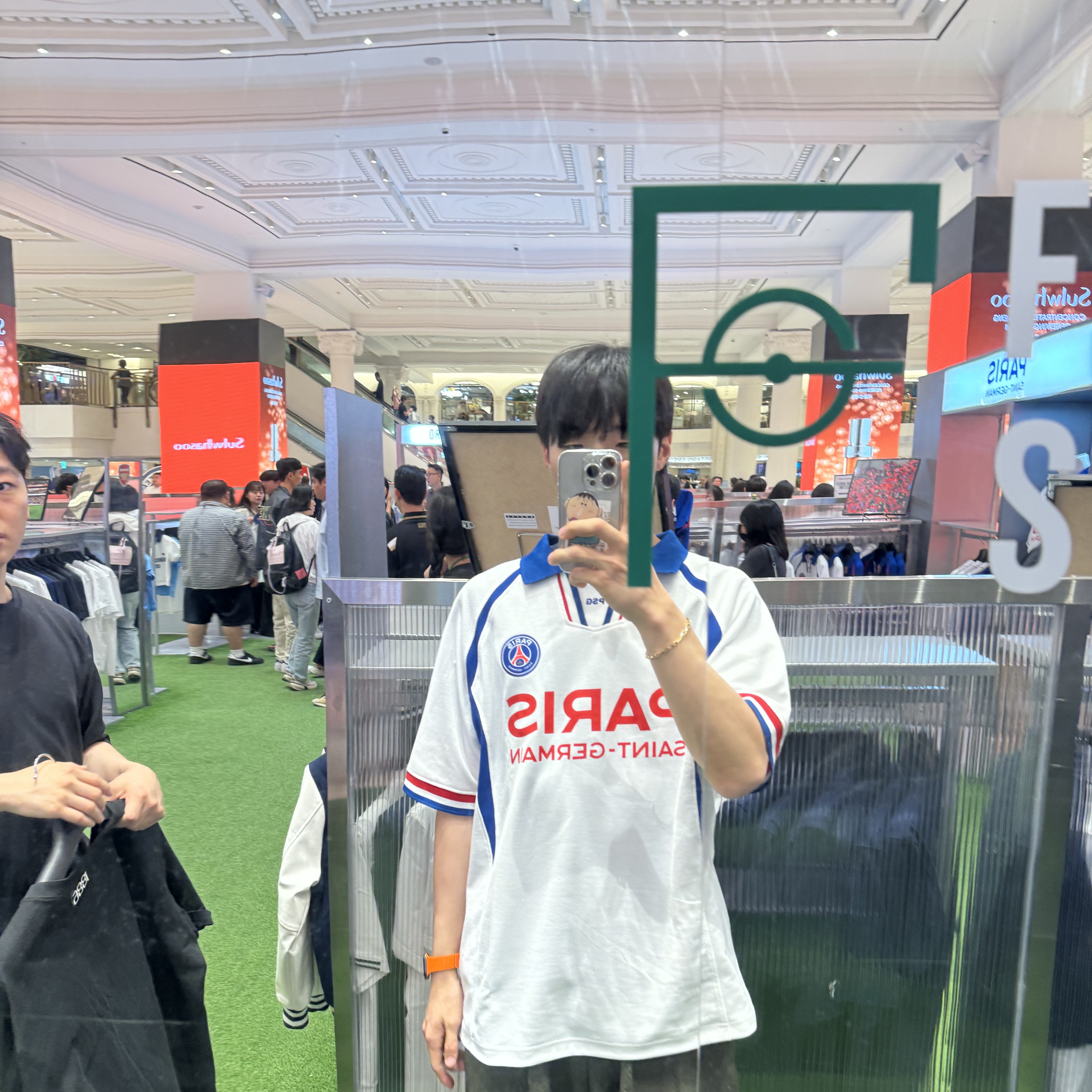 Nike Paris Saint-Germain 2023/24 Dri-Fit Stadium Away Jersey White Midnight Navy (Non Marking Ver.) 착용 스타일