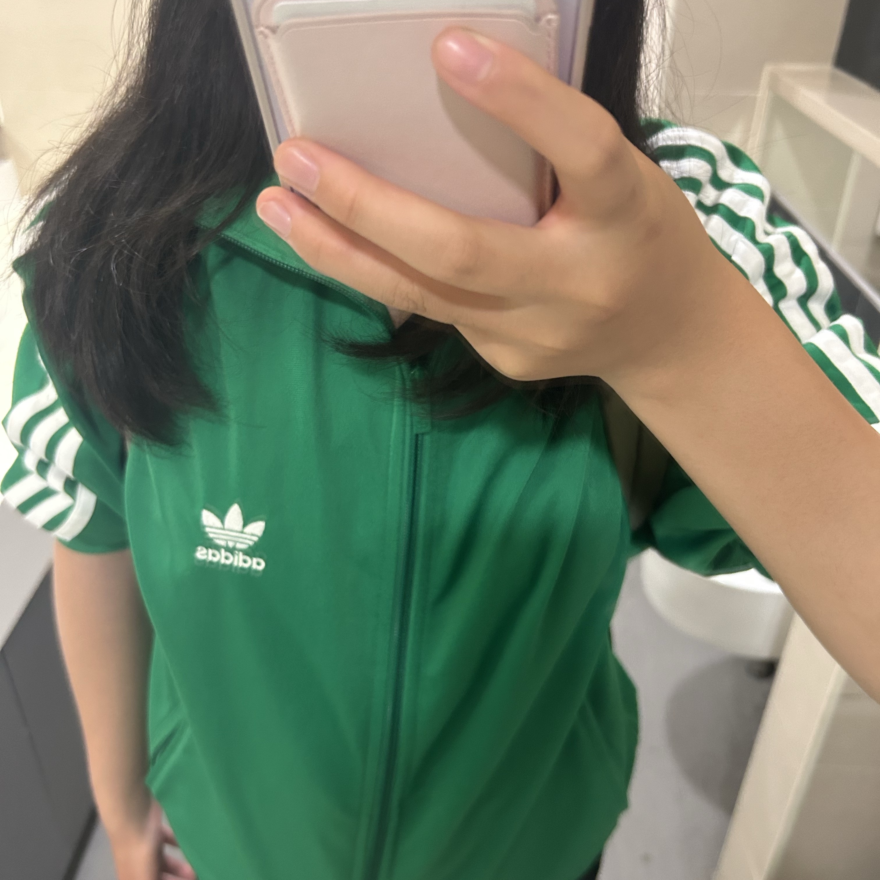 Adidas Adicolor Classic Firebird Track Top Green - KR Sizing, Adidas Adicolor Classic Beckenbauer Track Top Collegiate Green - KR Sizing 착용 스타일