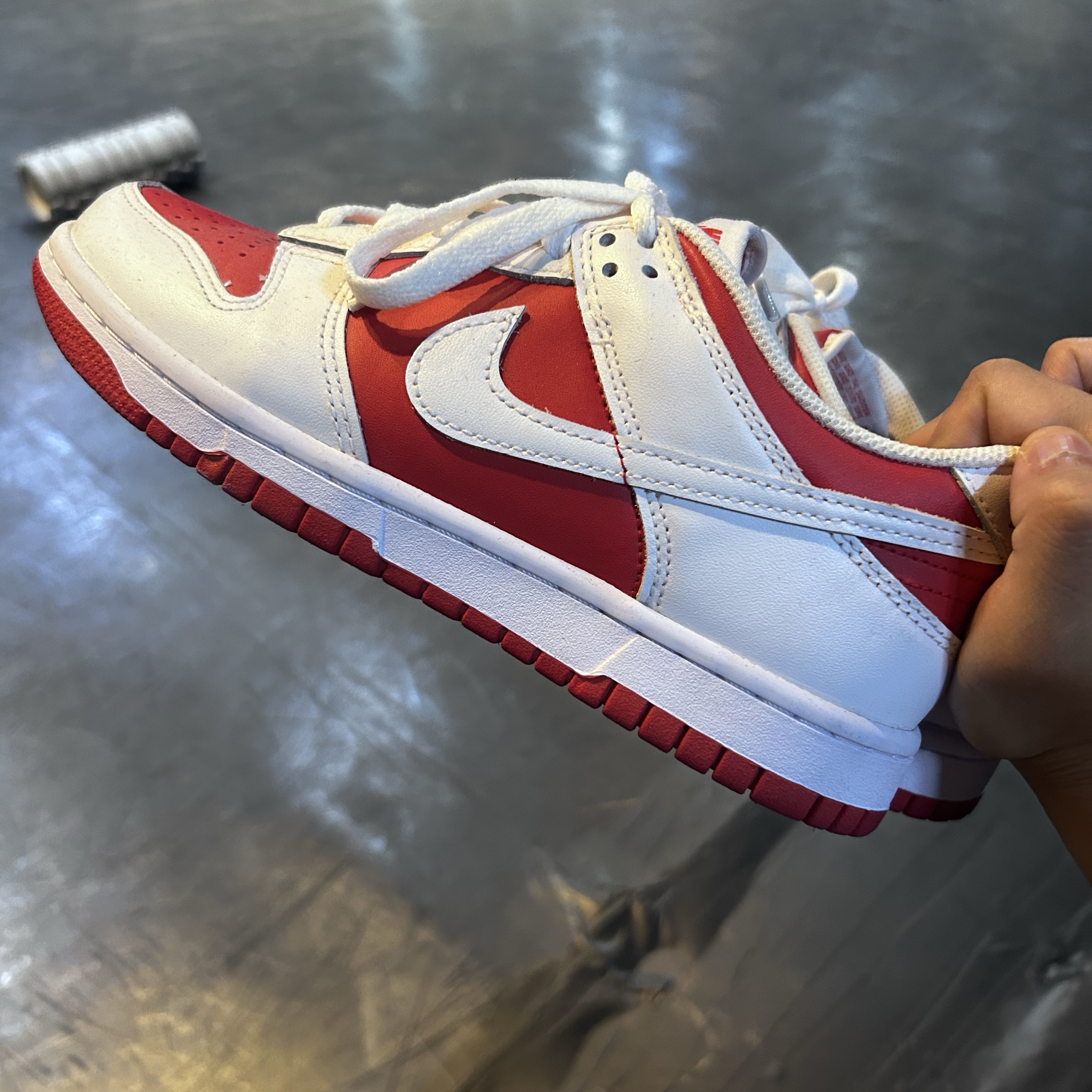 (GS) Nike Dunk Low Retro Championship Red 착용 스타일
