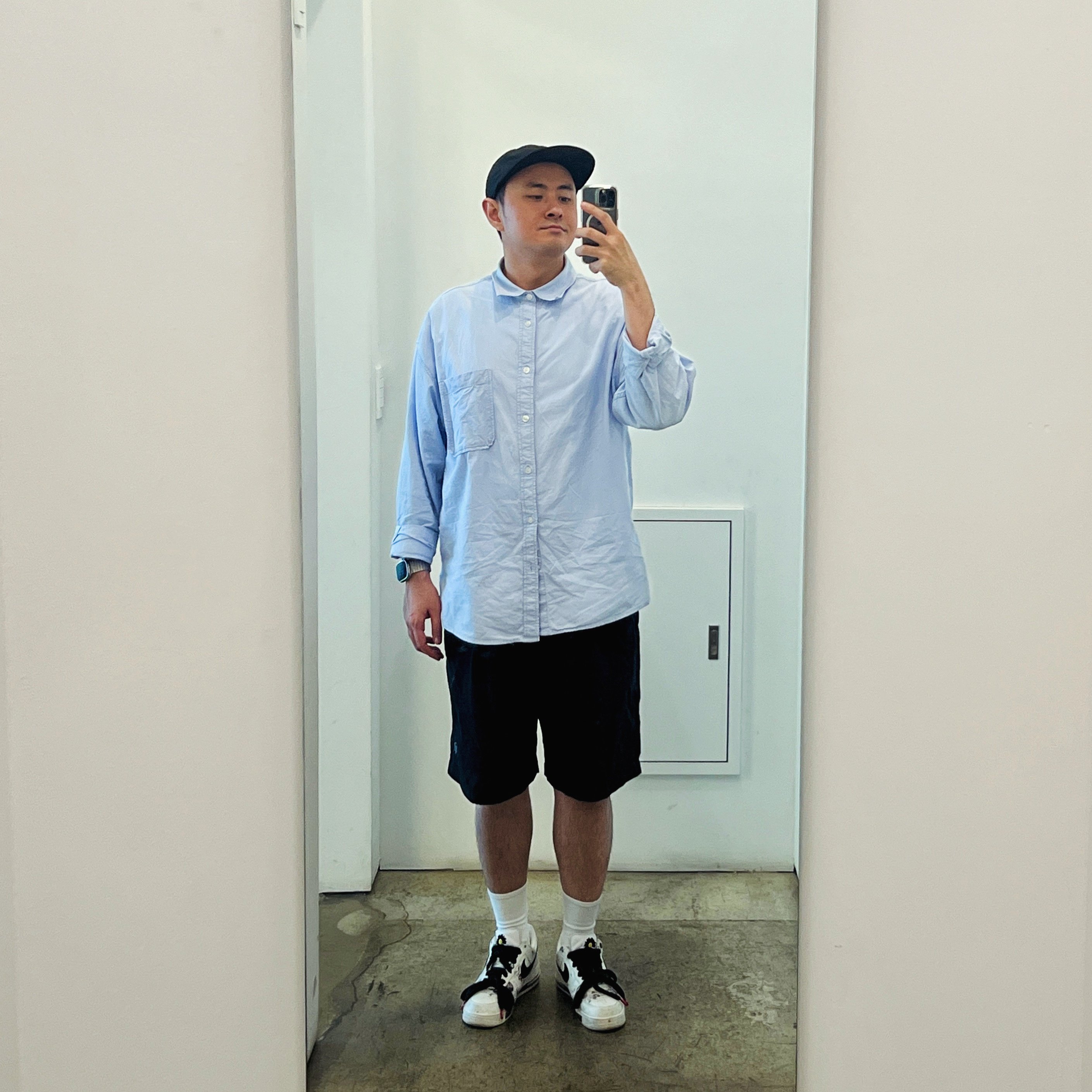 Nike x Peaceminusone Air Force 1 Low Para-Noise 2.0 착용 스타일