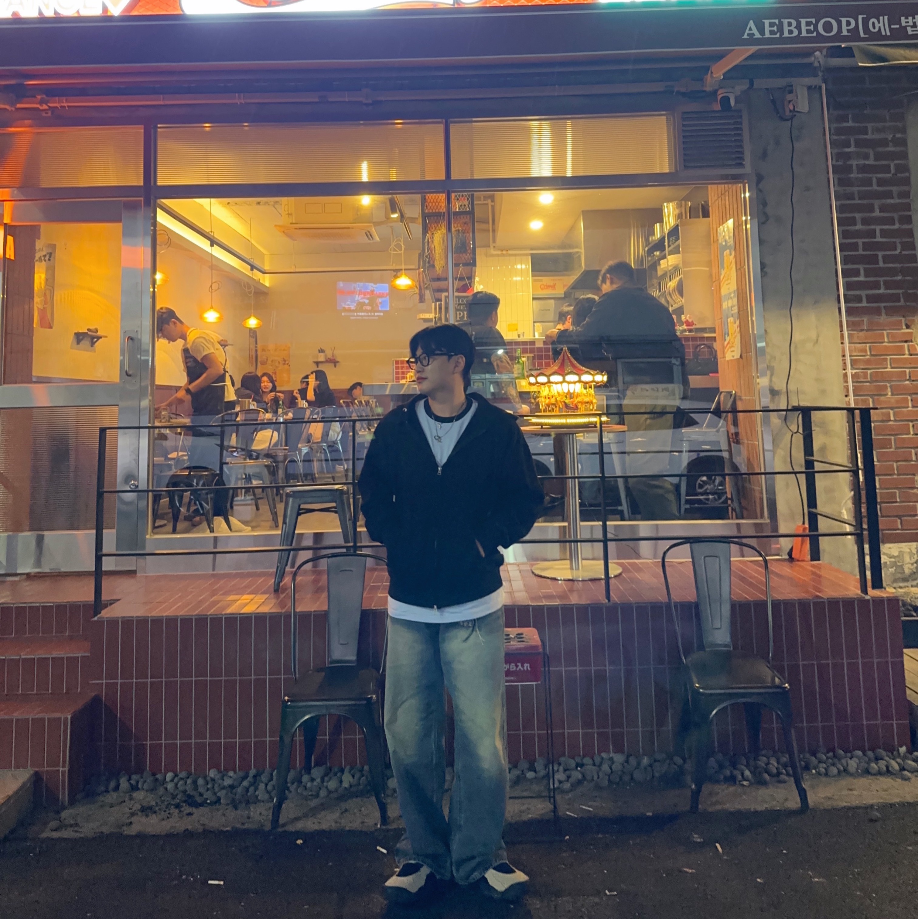 Oakley Factory Team x Brain Dead Flesh Sandal Sand Blue 착용 스타일