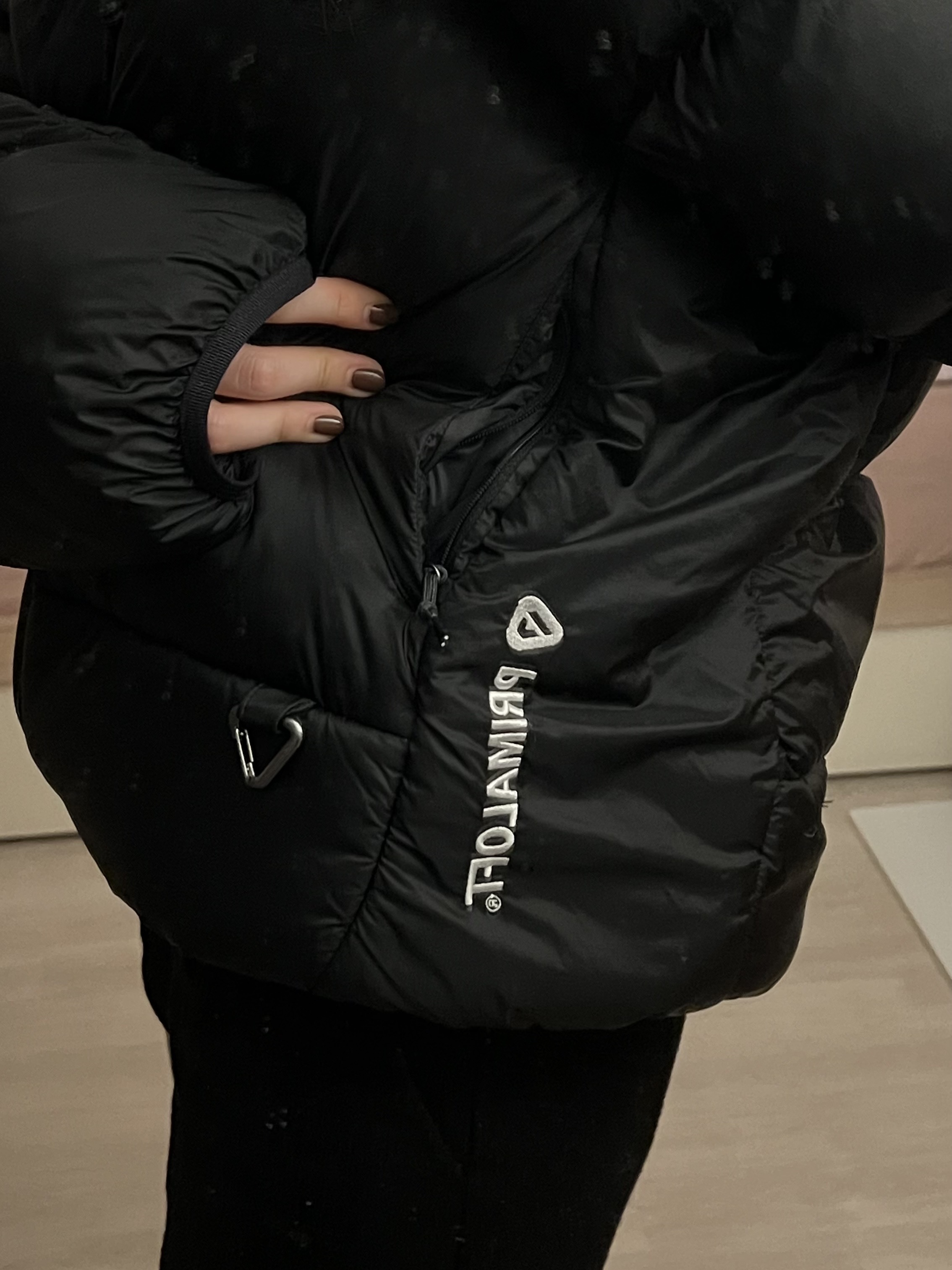 Nike ACG Therma-Fit ADV Lunar Lake Puffer Jacket Black - Asia, Nike Swoosh Knit Glove 2.0 Black 착용 스타일 - 4
