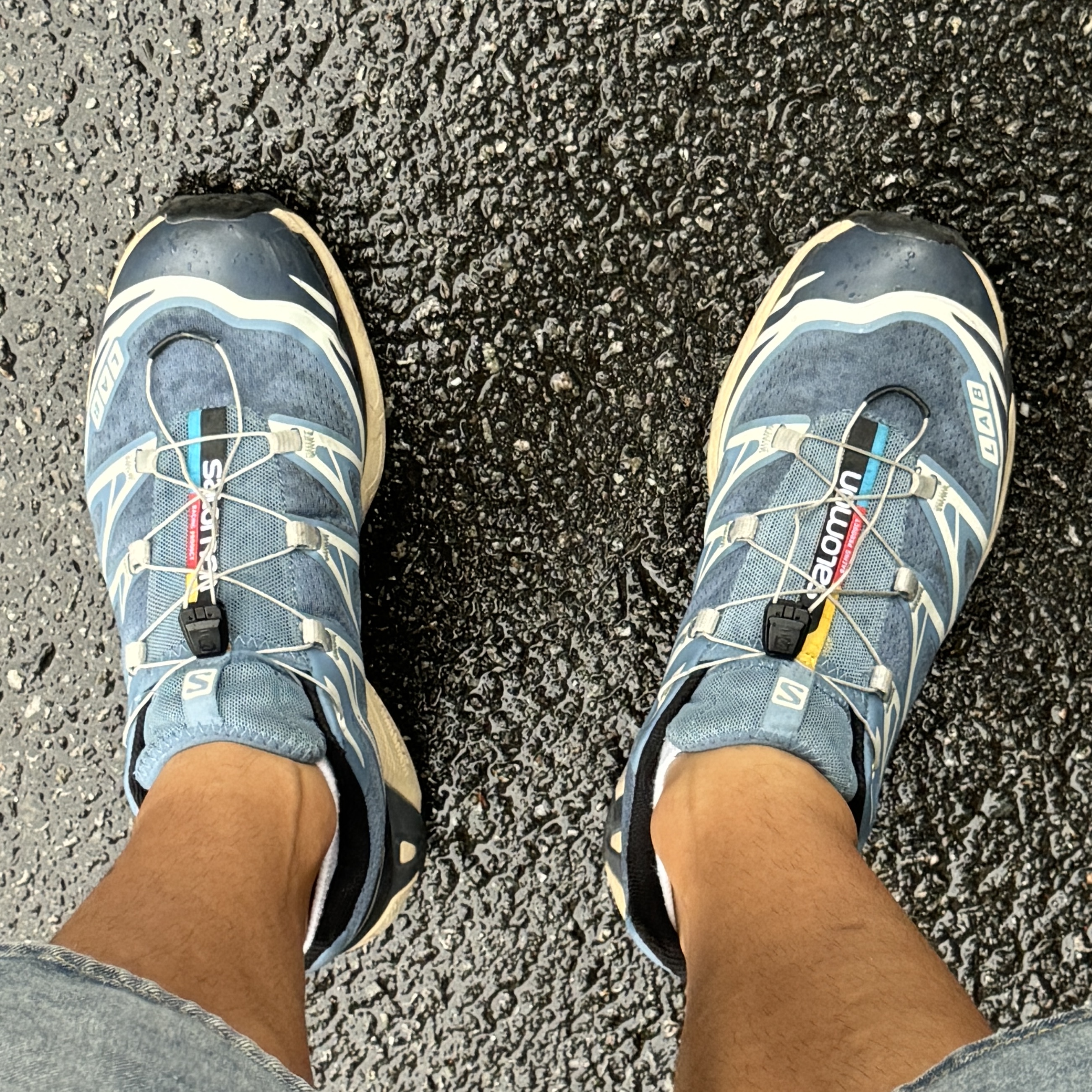 Salomon XT-6 ADV Copen Blue 착용 스타일