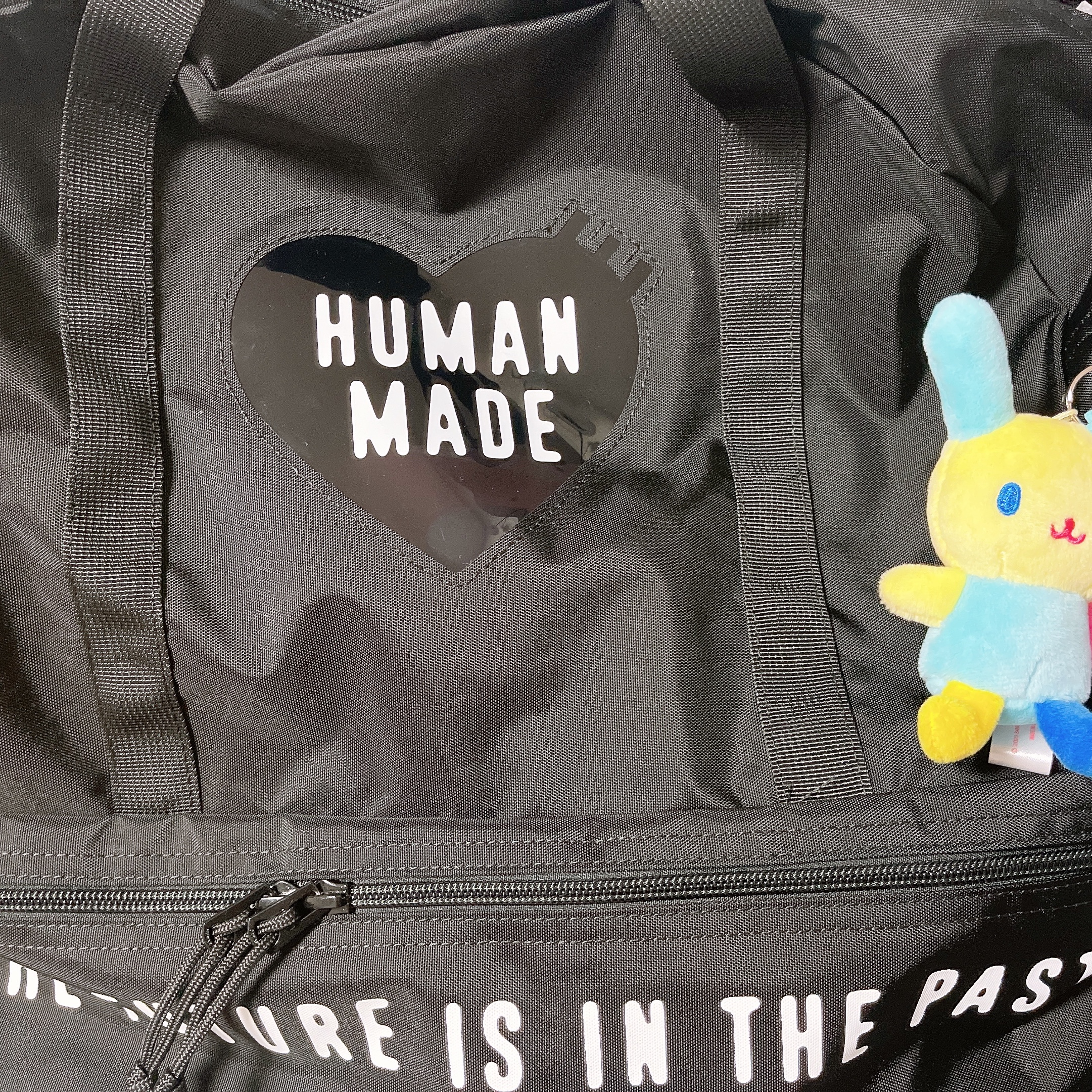 Human Made Boston Bag Black 착용 스타일