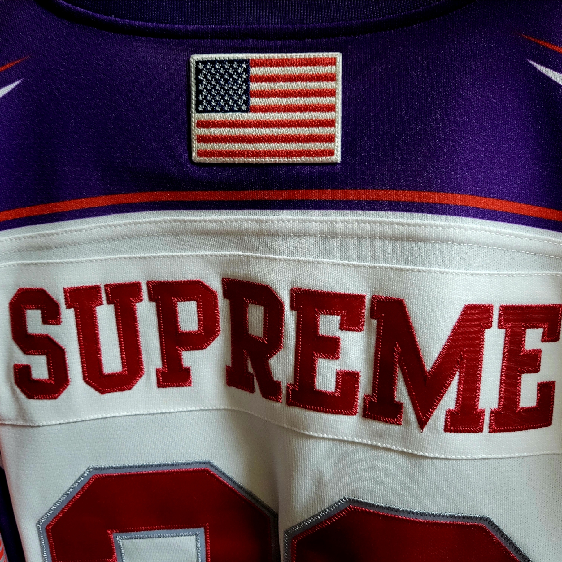 Supreme Sudden Death Football Jersey White - 24SS 착용 스타일 - 4