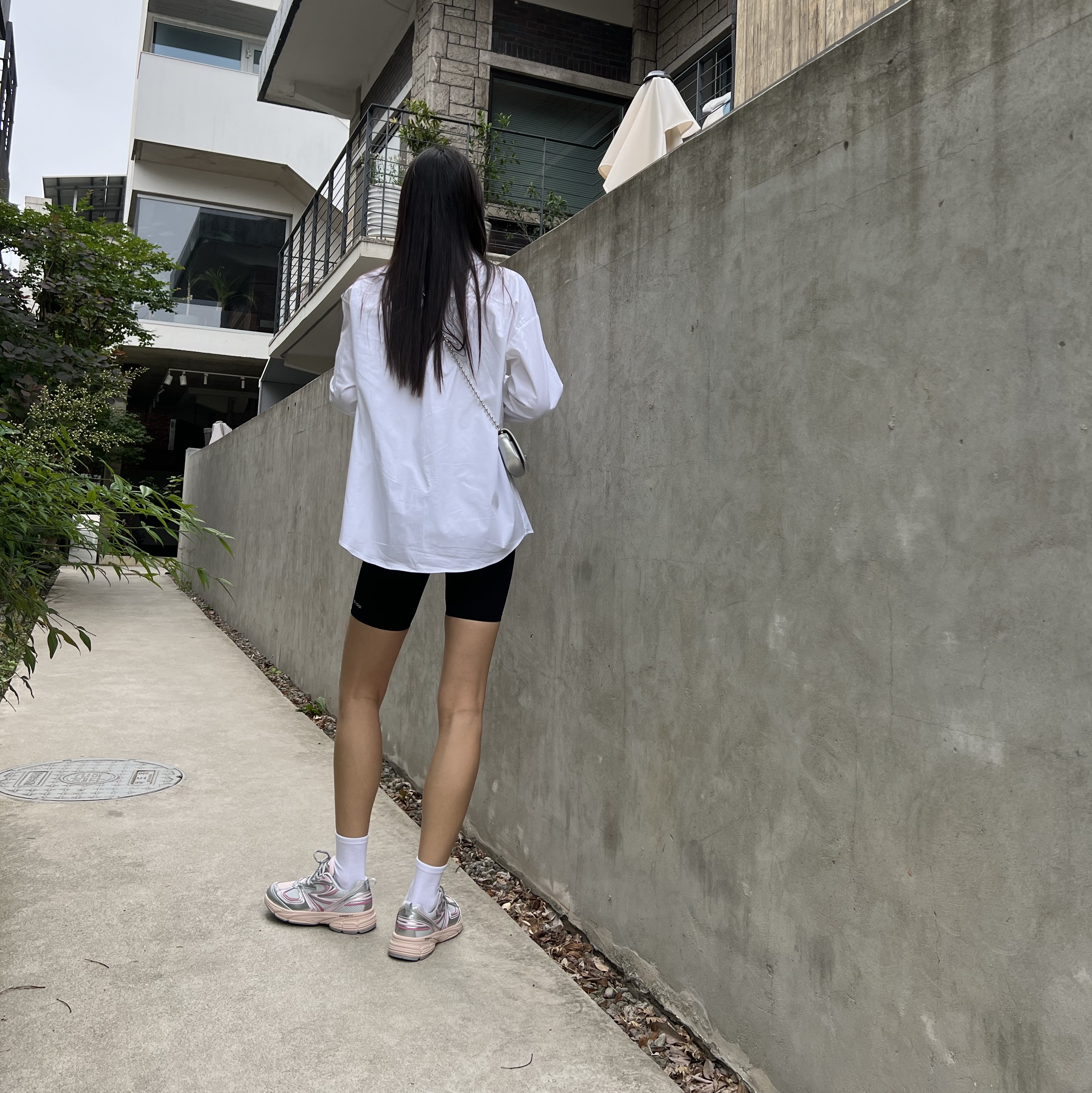 Fila Interun Pink Blossom 착용 스타일 - 3