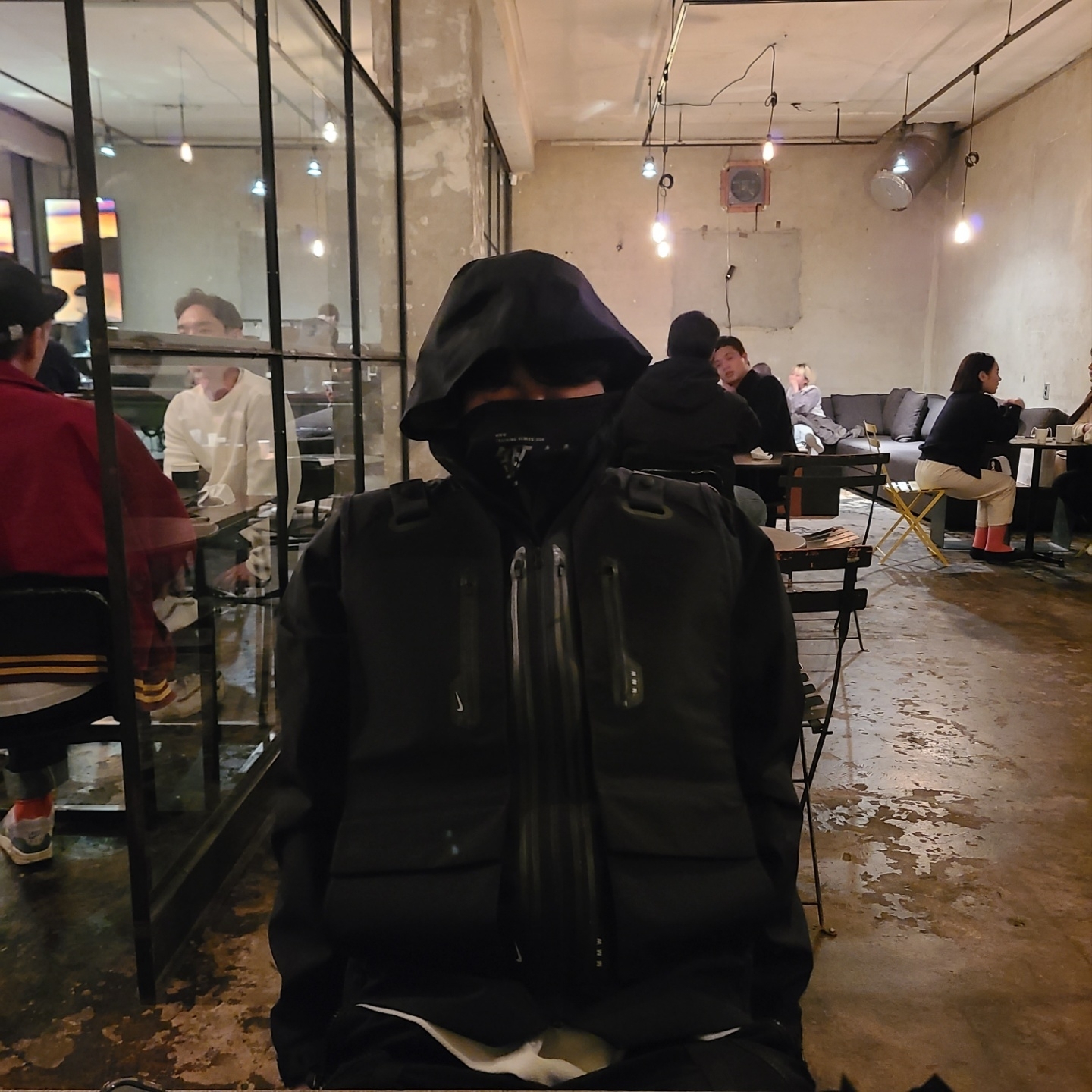 Nike x Matthew M Williams NRG Jacket Black, Nike x Matthew M Williams NRG AW84 Cap Black 착용 스타일